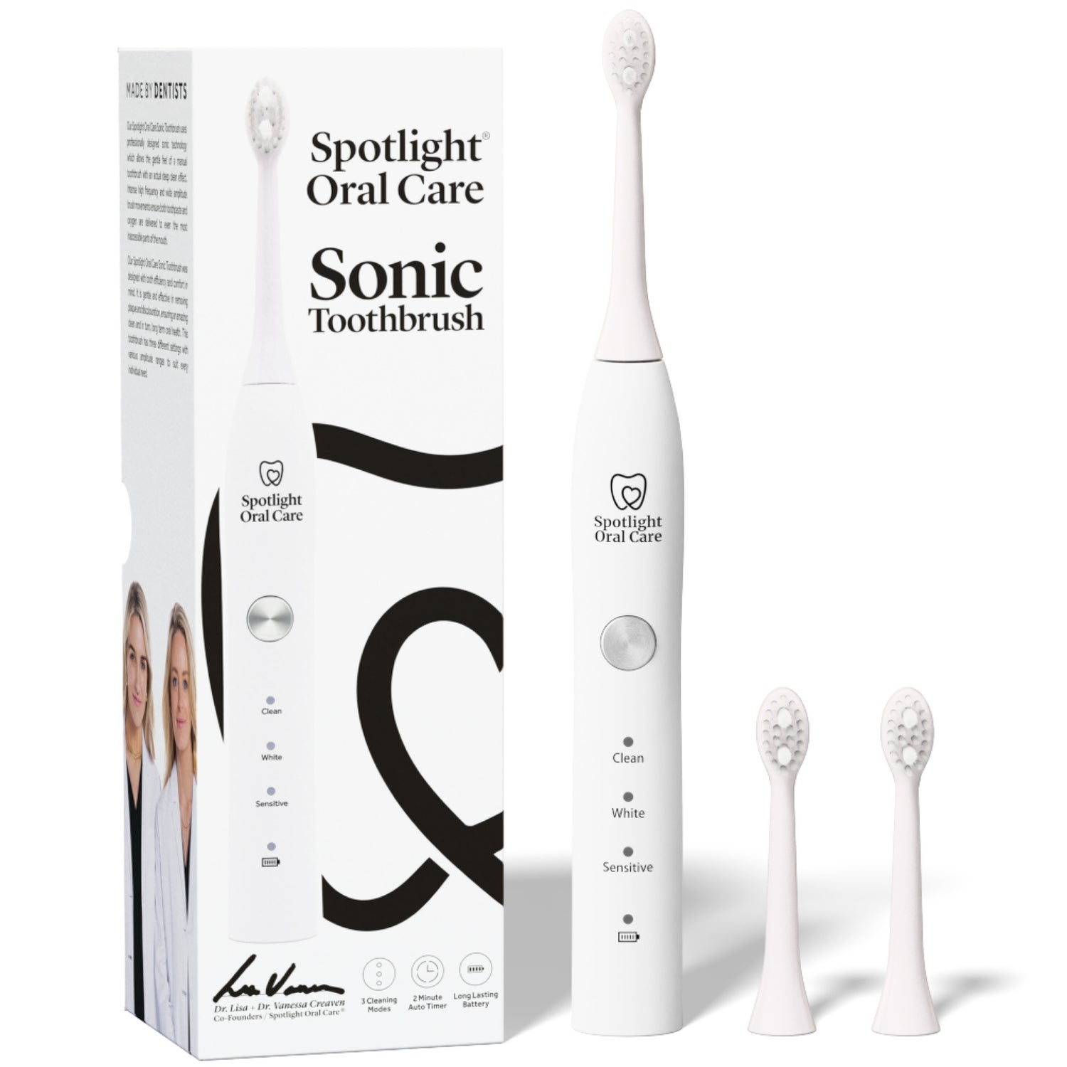 Spotlight Oral Care Sonic Toothbrush in White