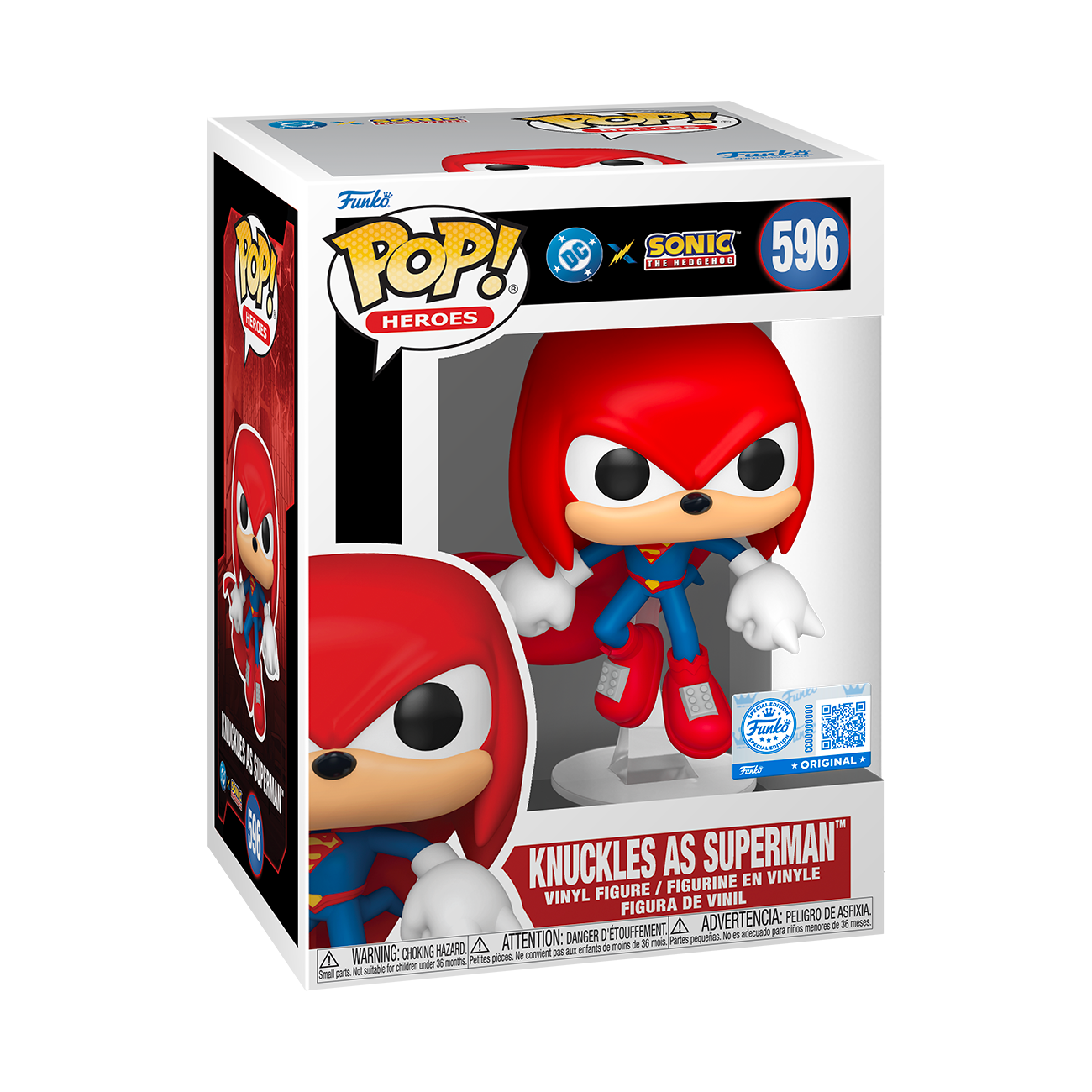 Justice League Sonic - Knuckles  Superman Funko Pop Vinyl