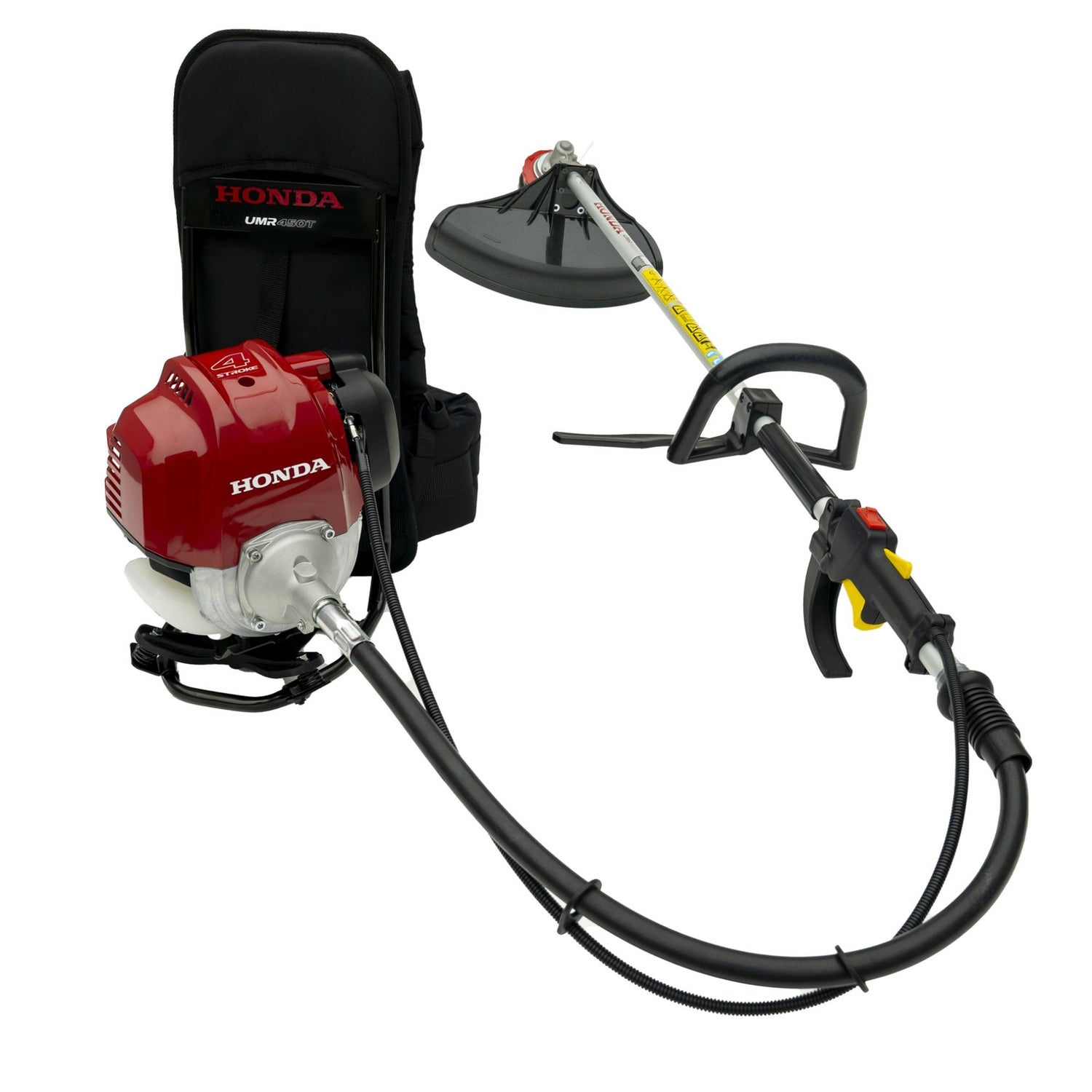 UMR 450 T 4-stroke Backpack Petrol Brushcutter with Loop Handle 