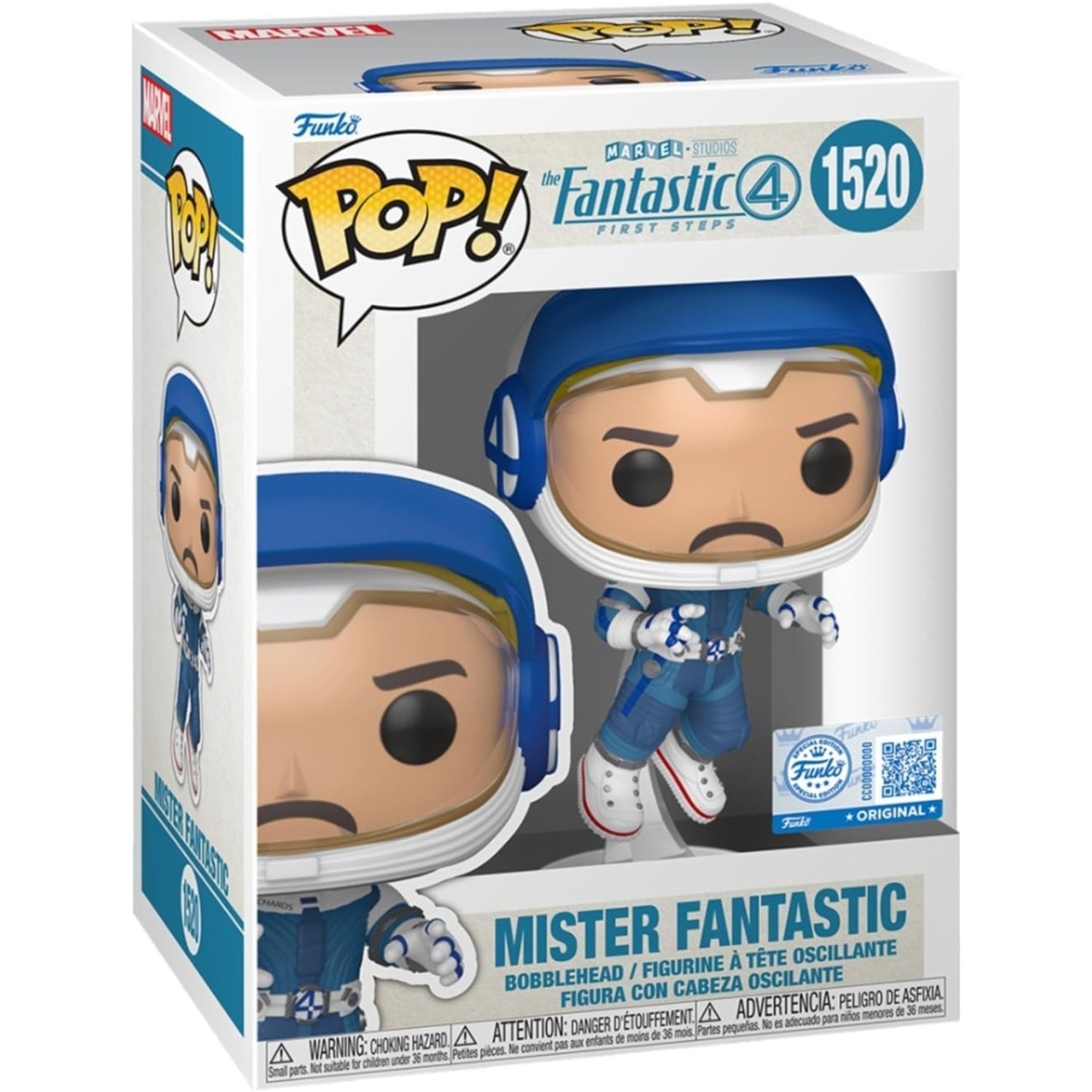 Funko Pop! Marvel Funko Pop Fantastic Four Mr Fantastic Astronaut