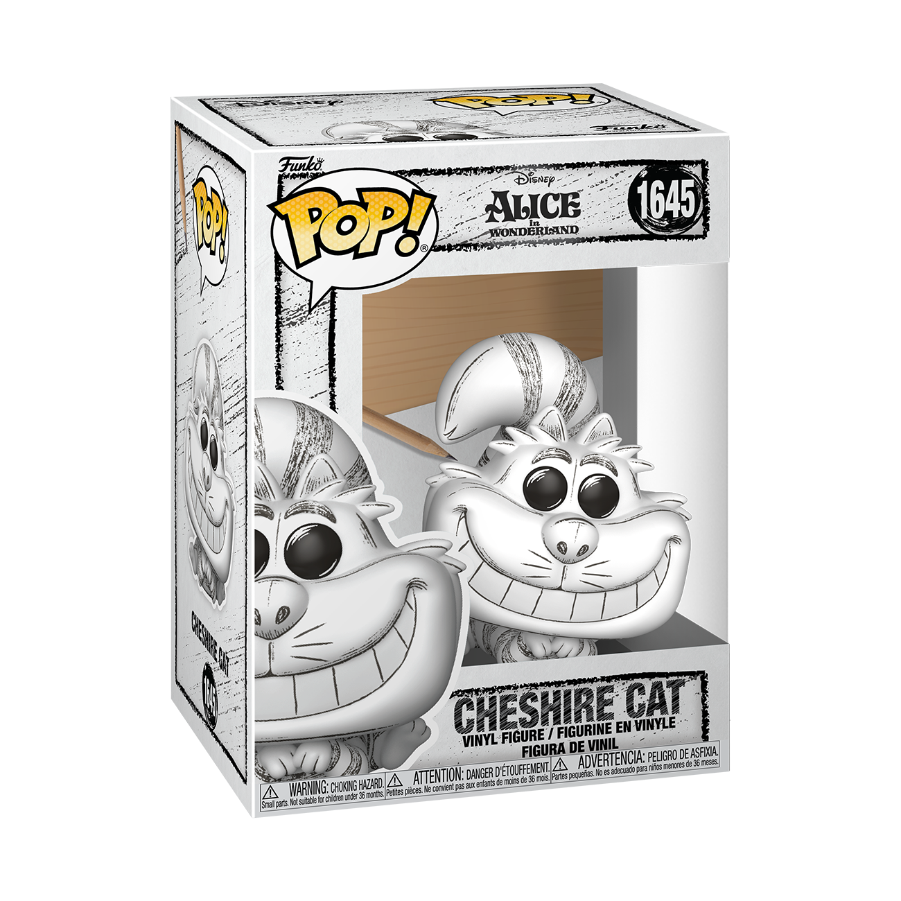 Disney Sketched Cheshire Cat Funko Pop Vinyl
