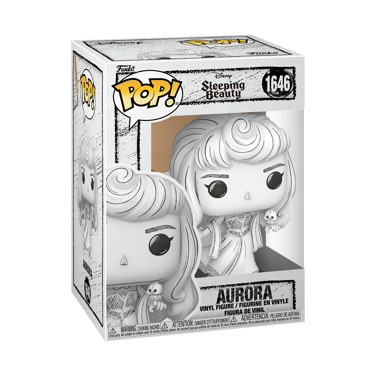 Disney Sketched Aurora Funko Pop Vinyl