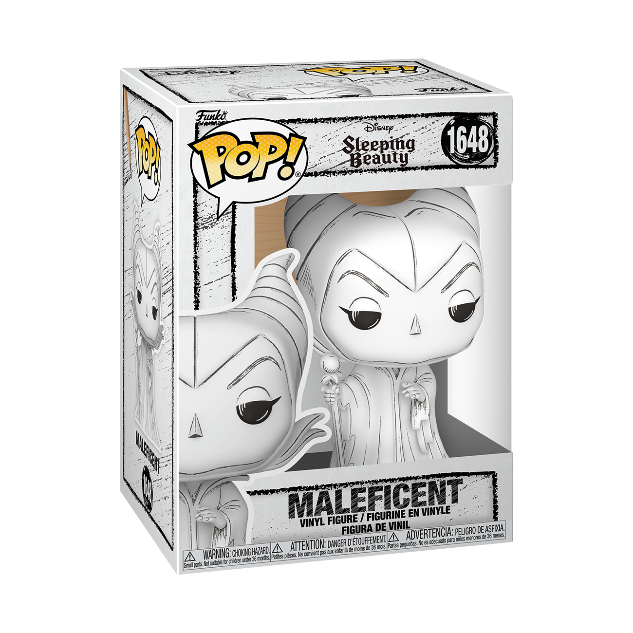Disney Sketched Maleficent Funko Pop Vinyl
