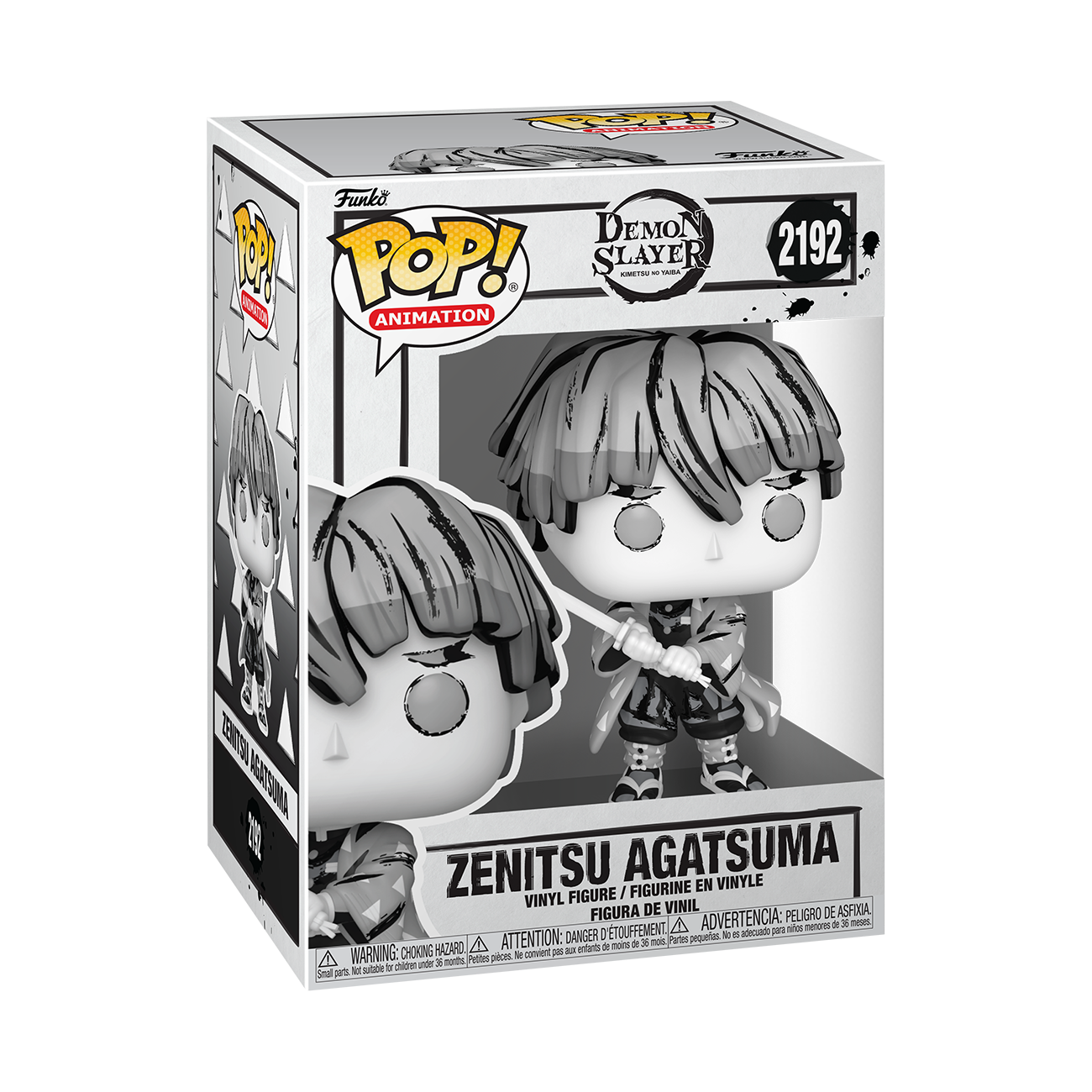 POP! Animation: Demon Slayer – Zenitsu (Sumi-Ink) Funko POP! Vinyl