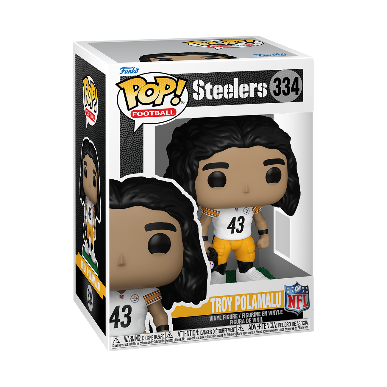 NFL Legends Troy Polamalu (Steelers) Funko POP Vinyl