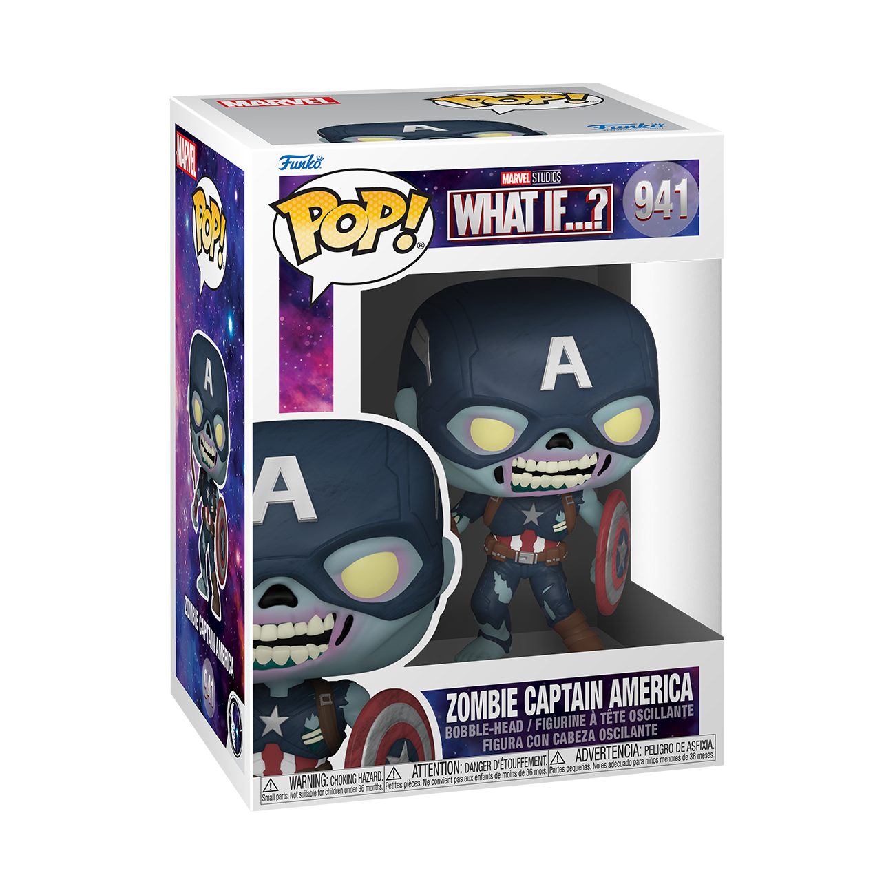 Marvel Zombie Captain America Funko Pop Vinyl