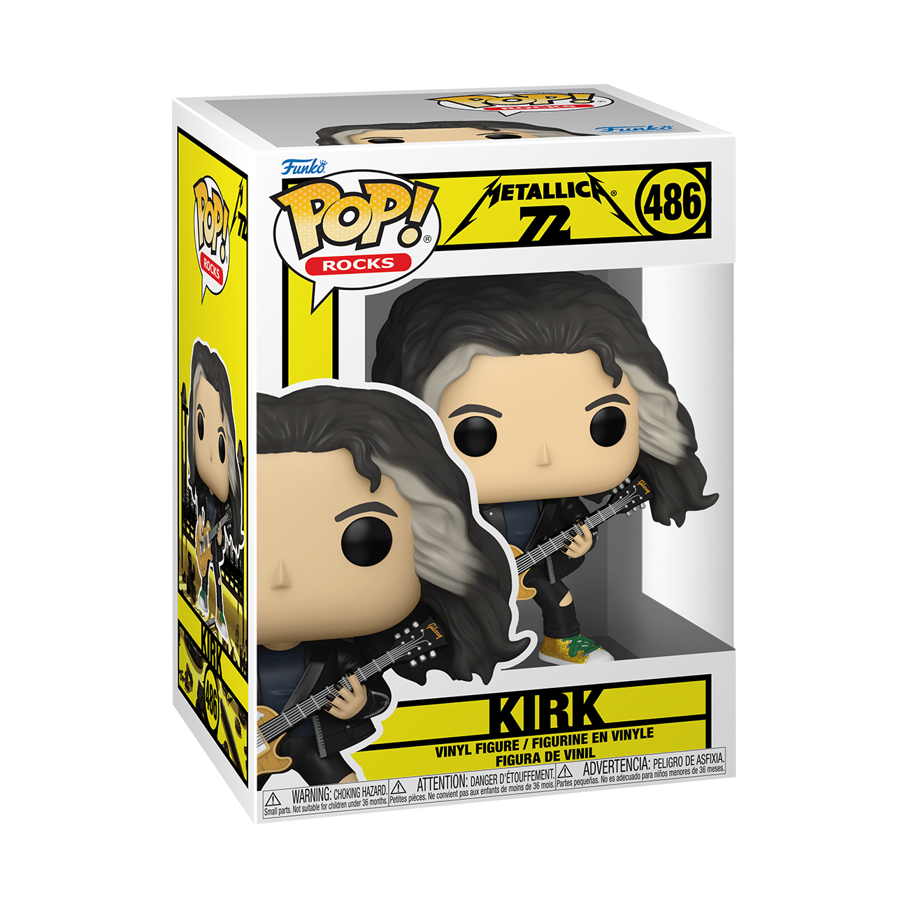 POP Rocks Metallica Kirk Funko POP Vinyl