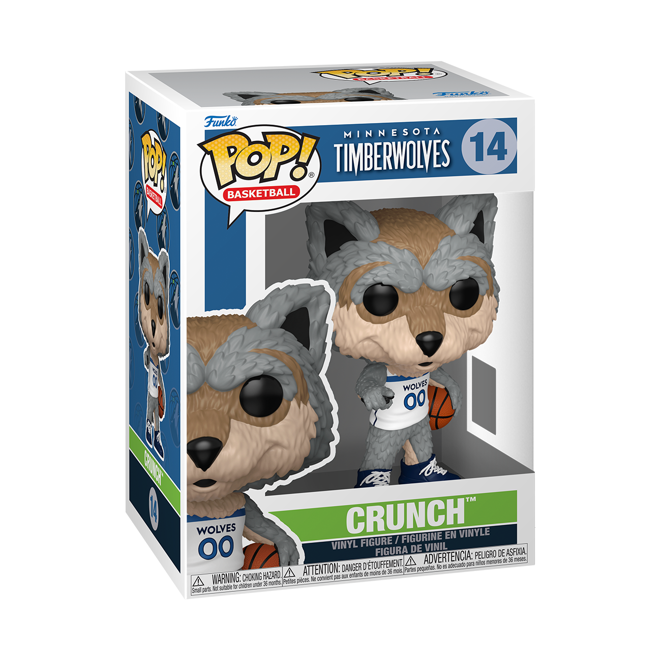 NBA Wolves Crunch The Wolf Funko POP Vinyl