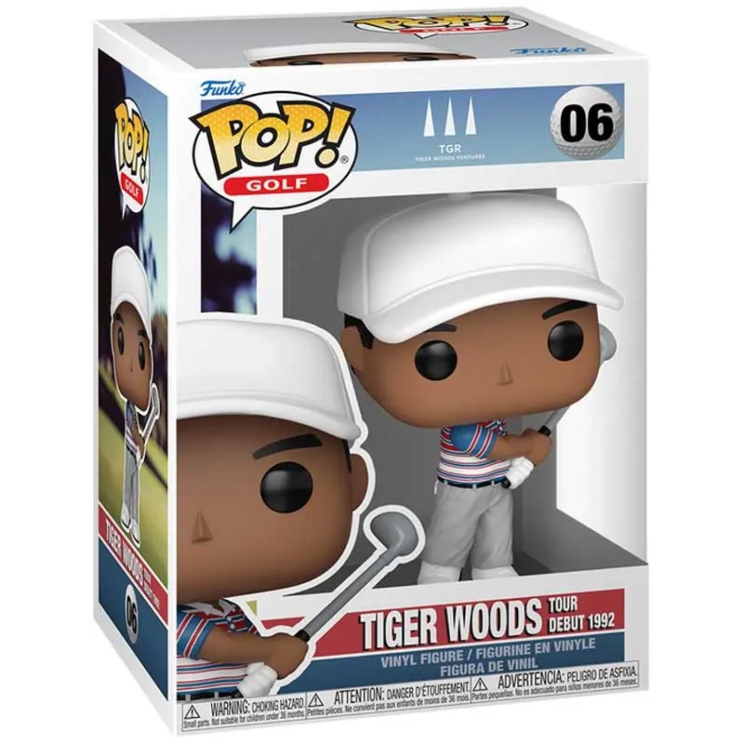 POP Golf: Tiger Woods Tour Debut 1992 Funko POP Vinyl