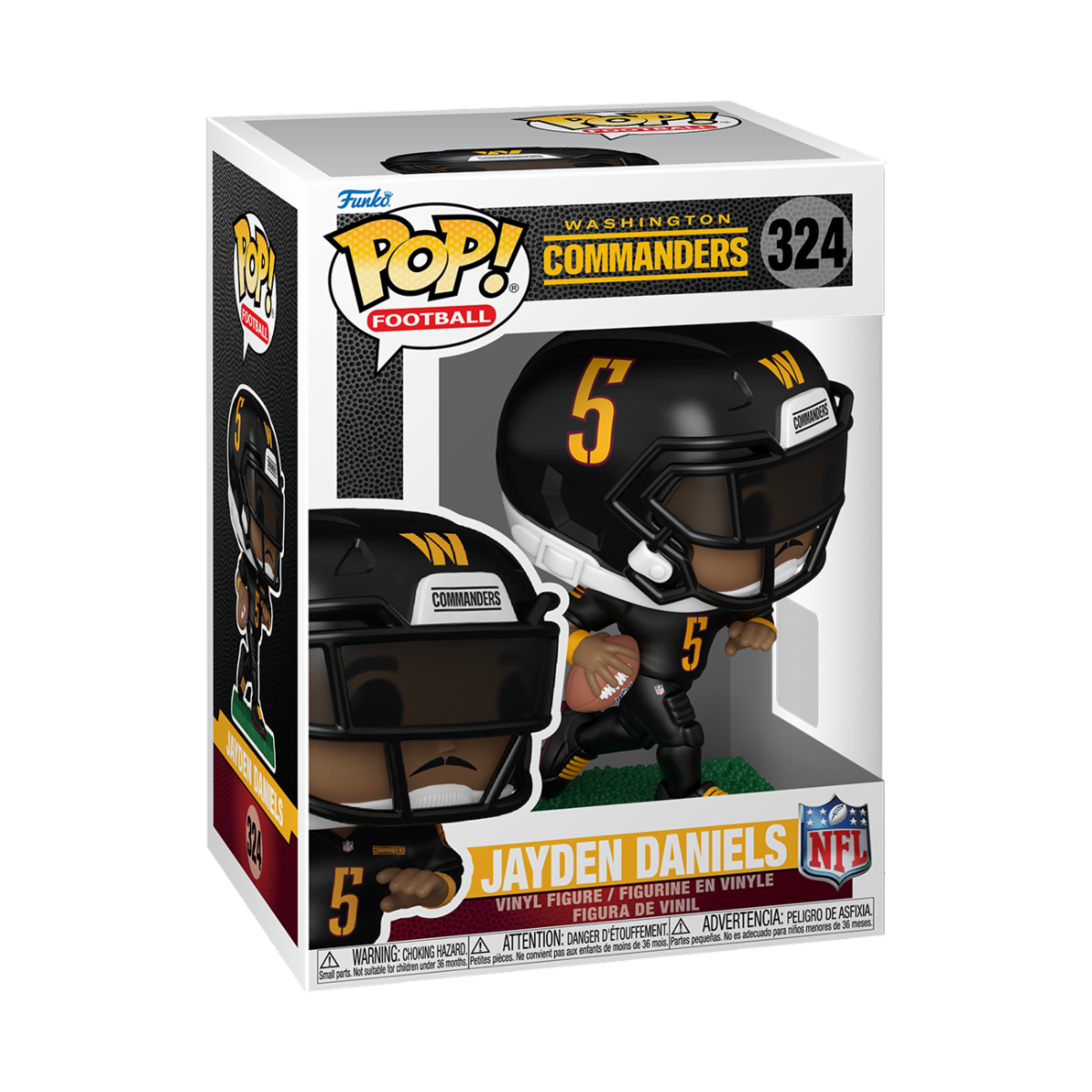 NFL Commanders Jayden Daniels Funko POP Vinyl