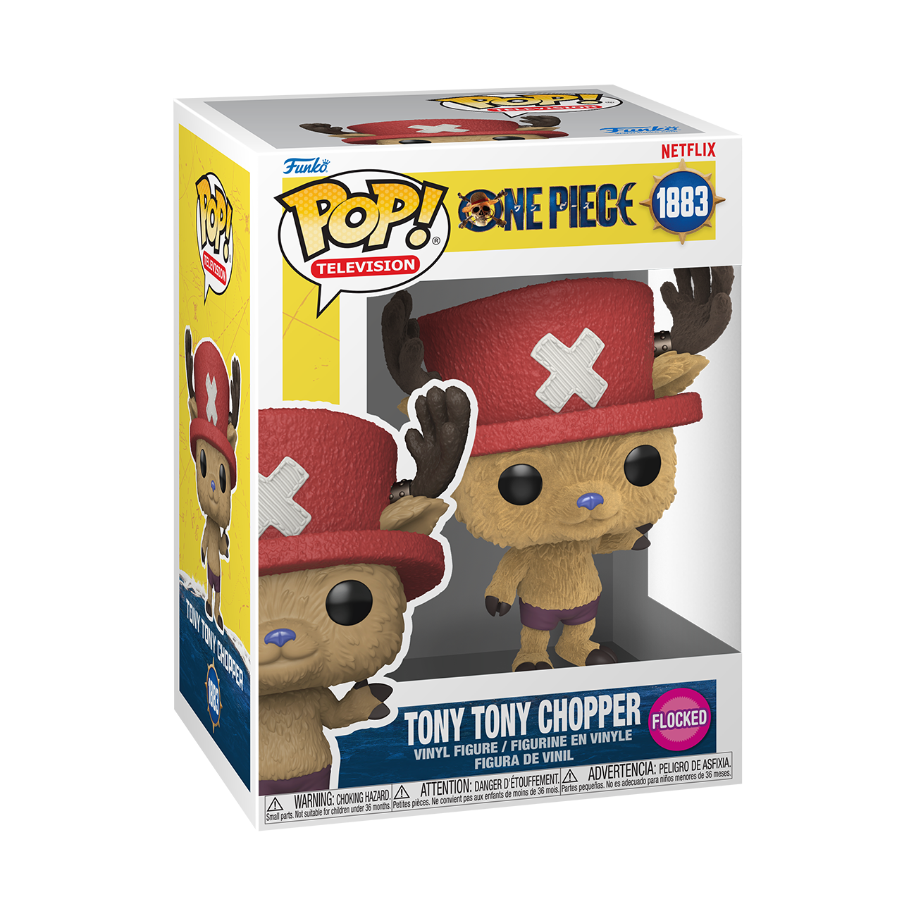 POP! TV: One Piece S1 – Chopper (Flocked) Funko POP! Vinyl
