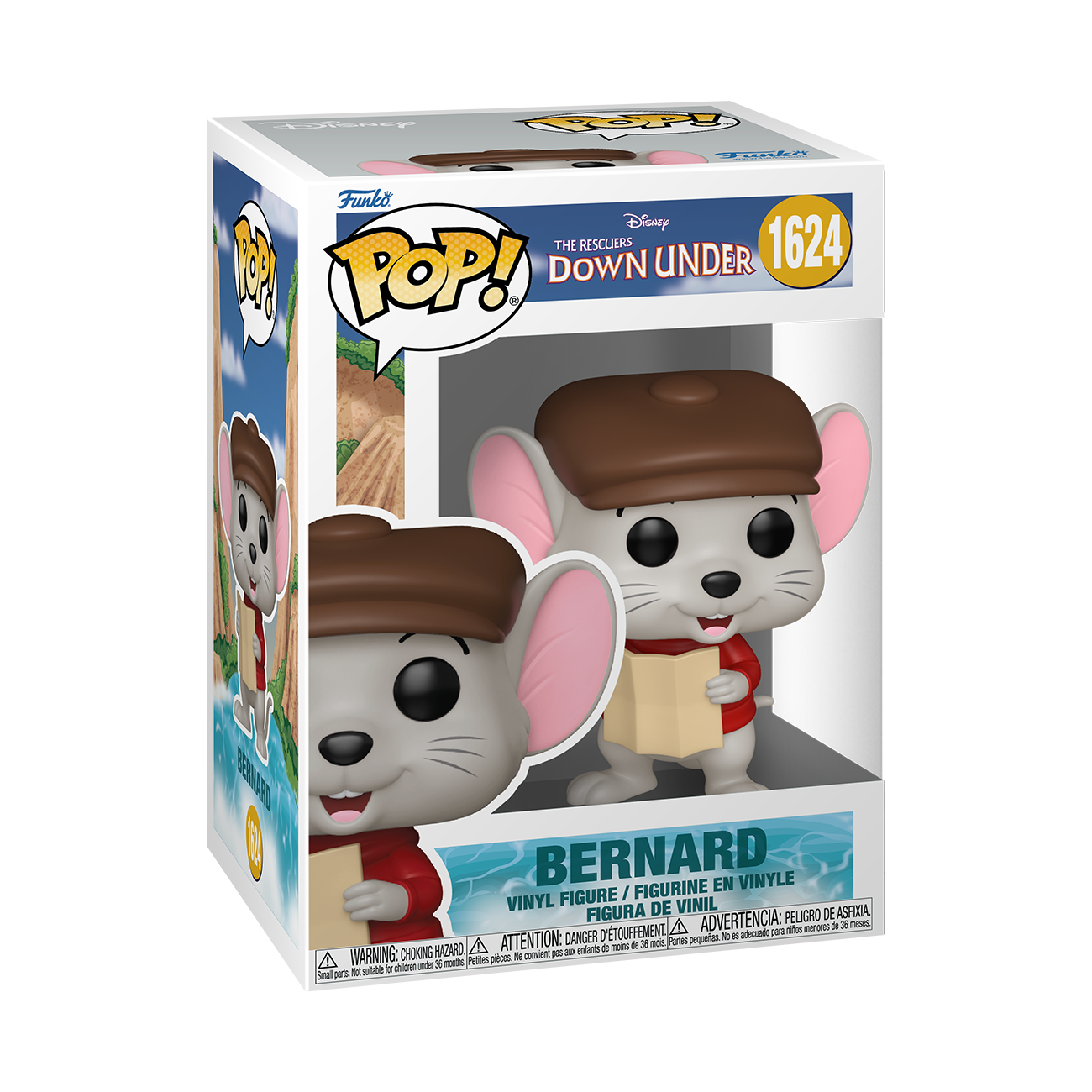 The Rescuers Down Under Bernard Funko Pop Vinyl