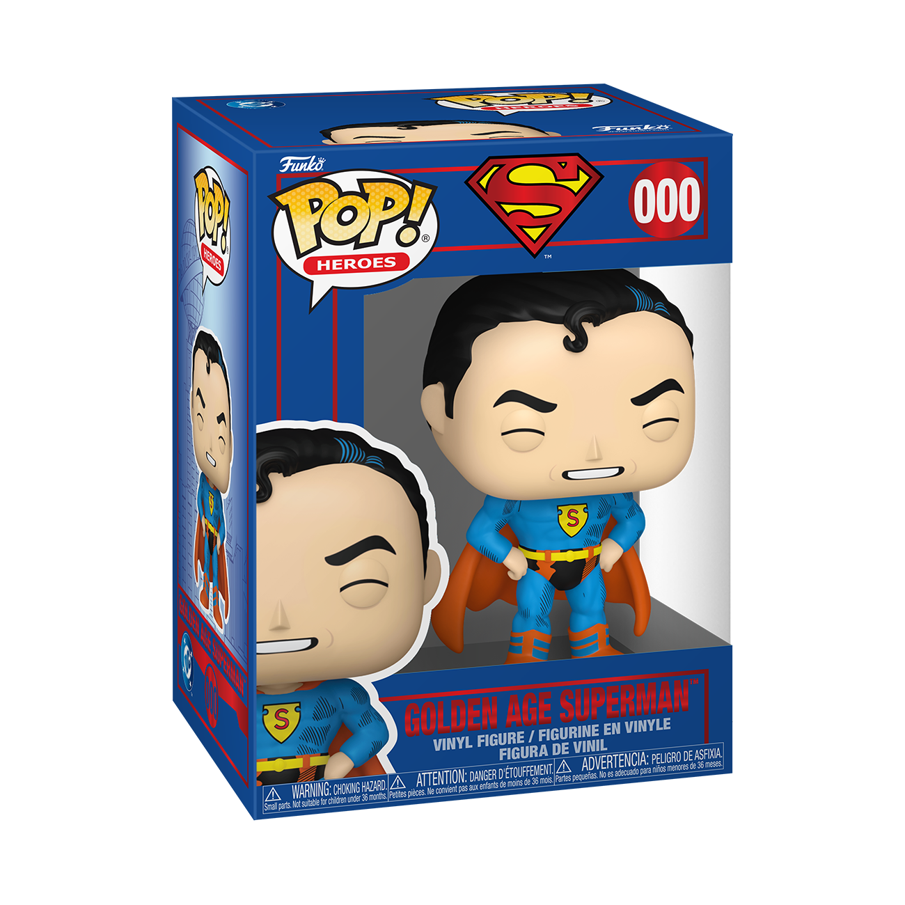 POP Heroes Superman Through the Ages Golden Age Funko POP Vinyl