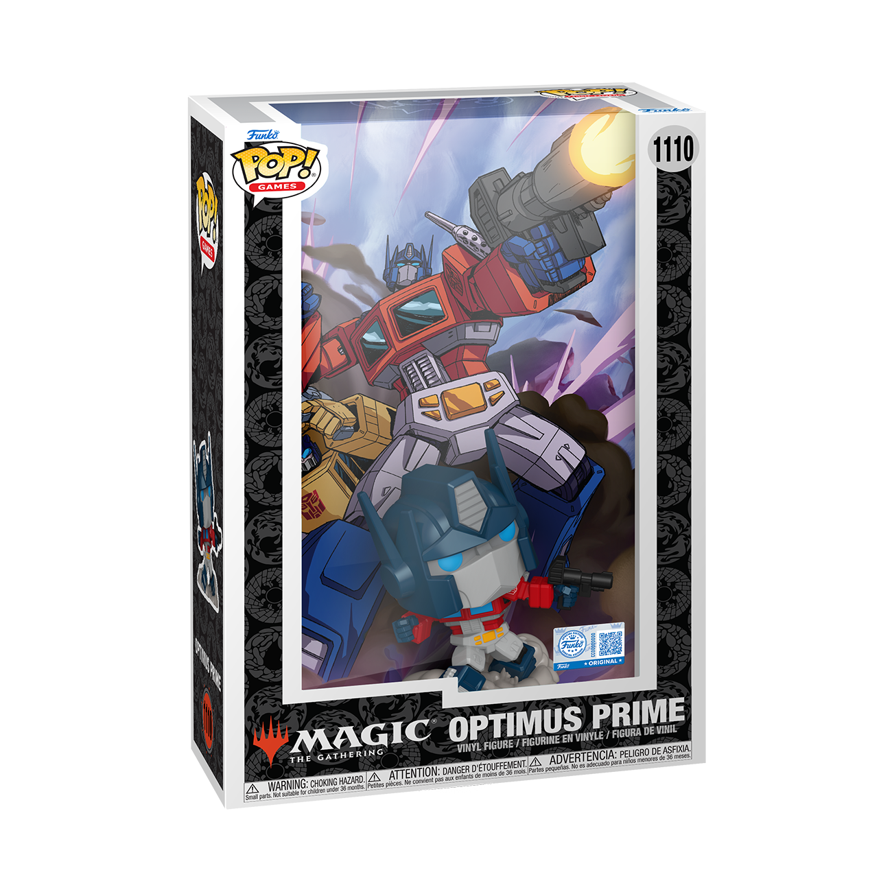 POP! Comic Cover Transformers x Magic The Gathering Optimus Prime Funko Pop Vinyl