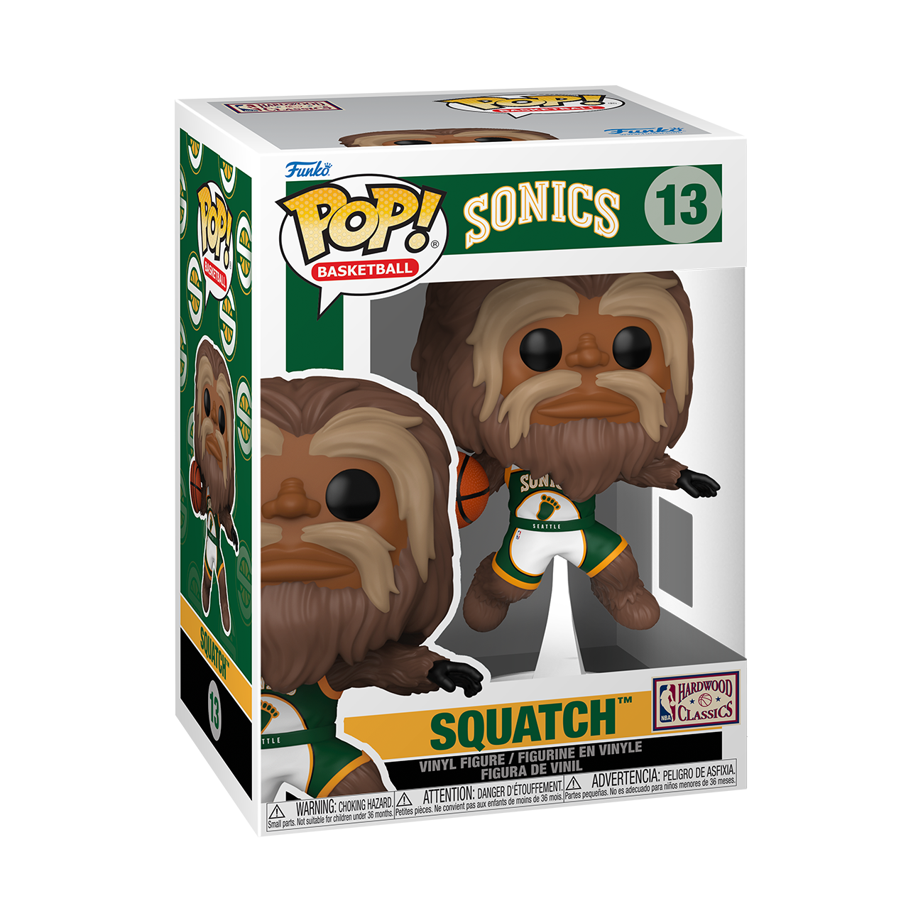 NBA Sonics Sasquatch Funko POP Vinyl