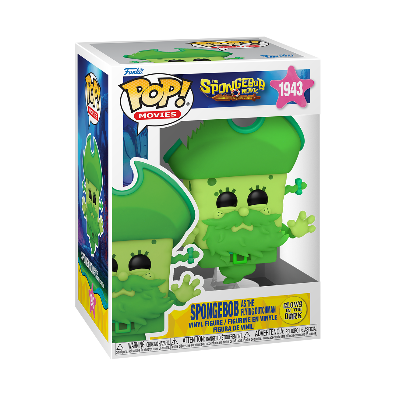 The Spongebob Movie SpongeBob The Flying Dutchman (Glow) Funko POP Vinyl