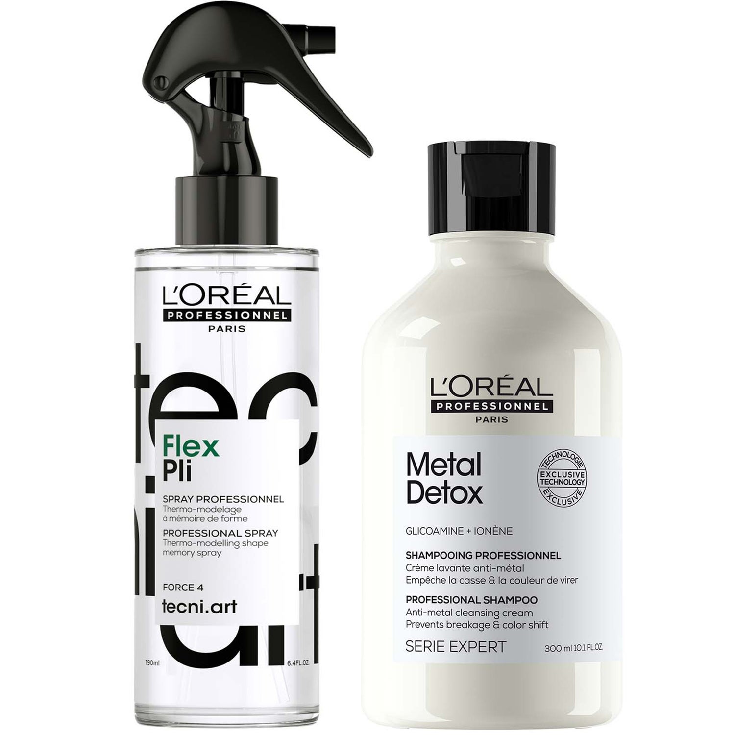L’Oreal Professionnel: Pros Favourites: Metal Detox Shampoo for hard water & Tecni Art Pli Hair Volumising memory Styling Spray