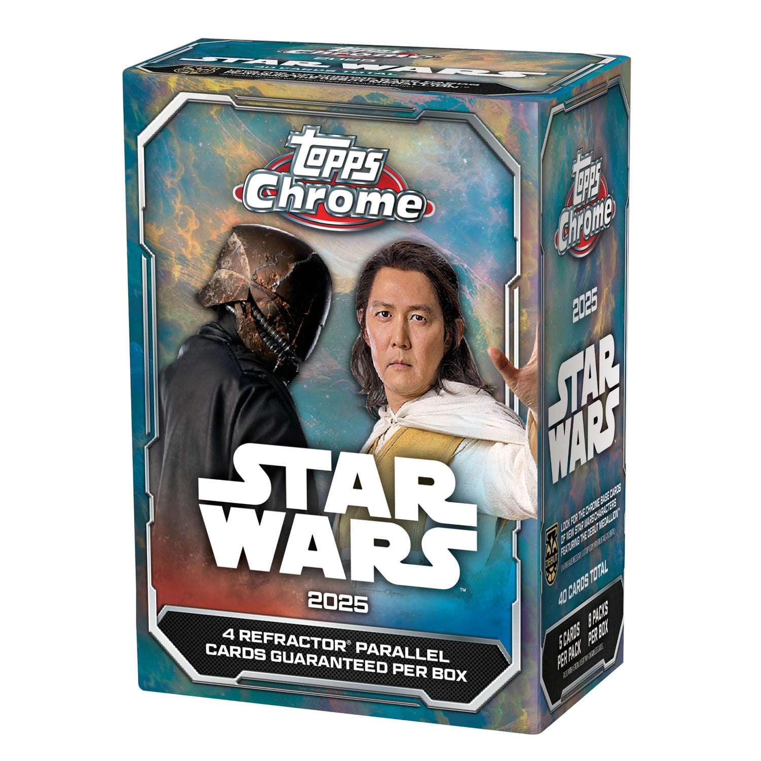 2025 Topps Chrome Star Wars Value Box CDU (8 Packs)