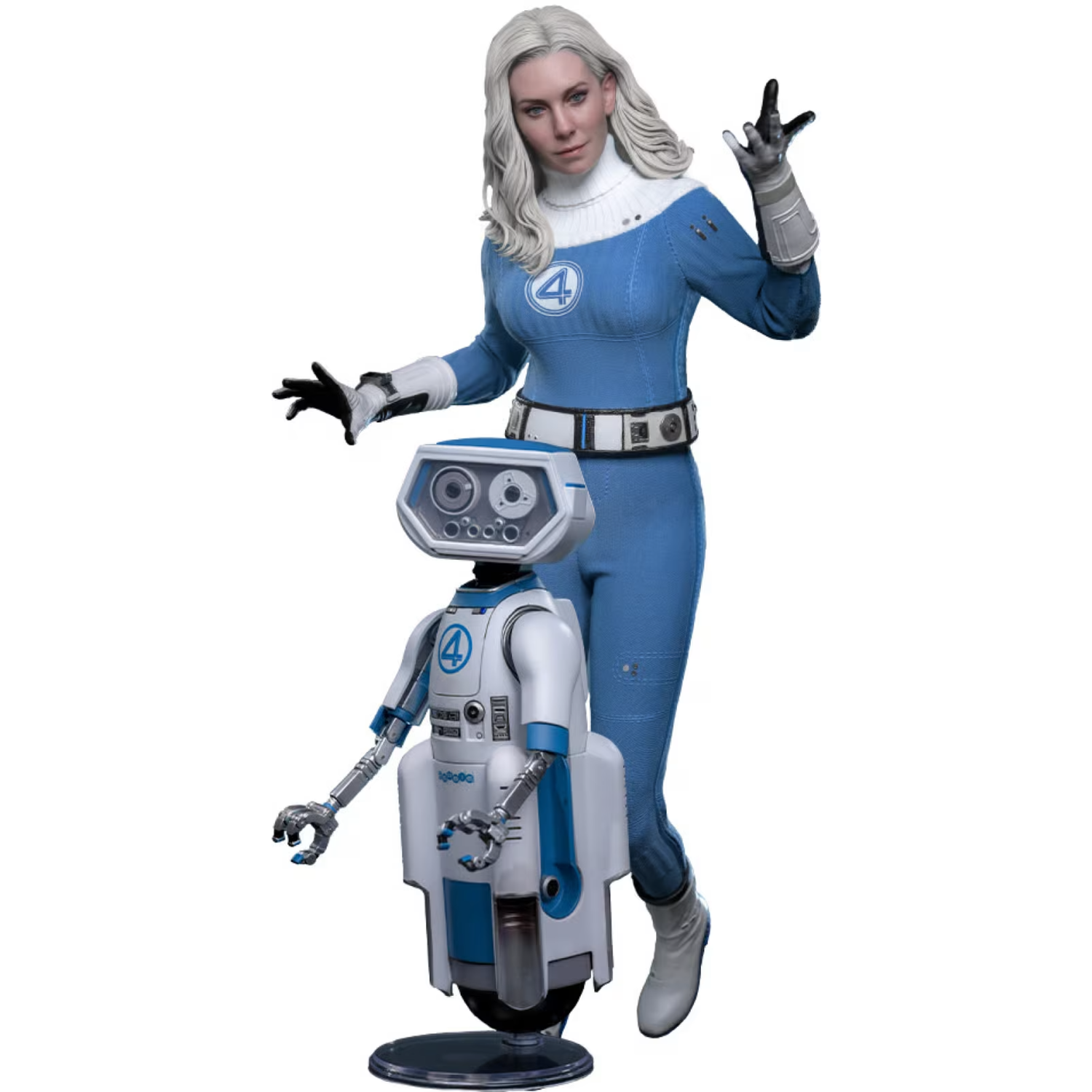 Hot Toys 1/6 Invisible Woman and H.E.R.B.I.E. - The Fantastic Four - First Steps