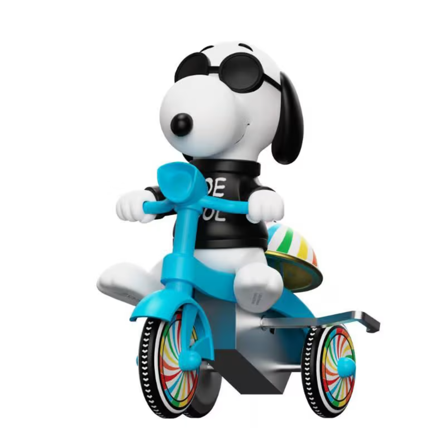 Super7 Super Cycles Peanuts - Joe Cool (Black with Blue Trike)