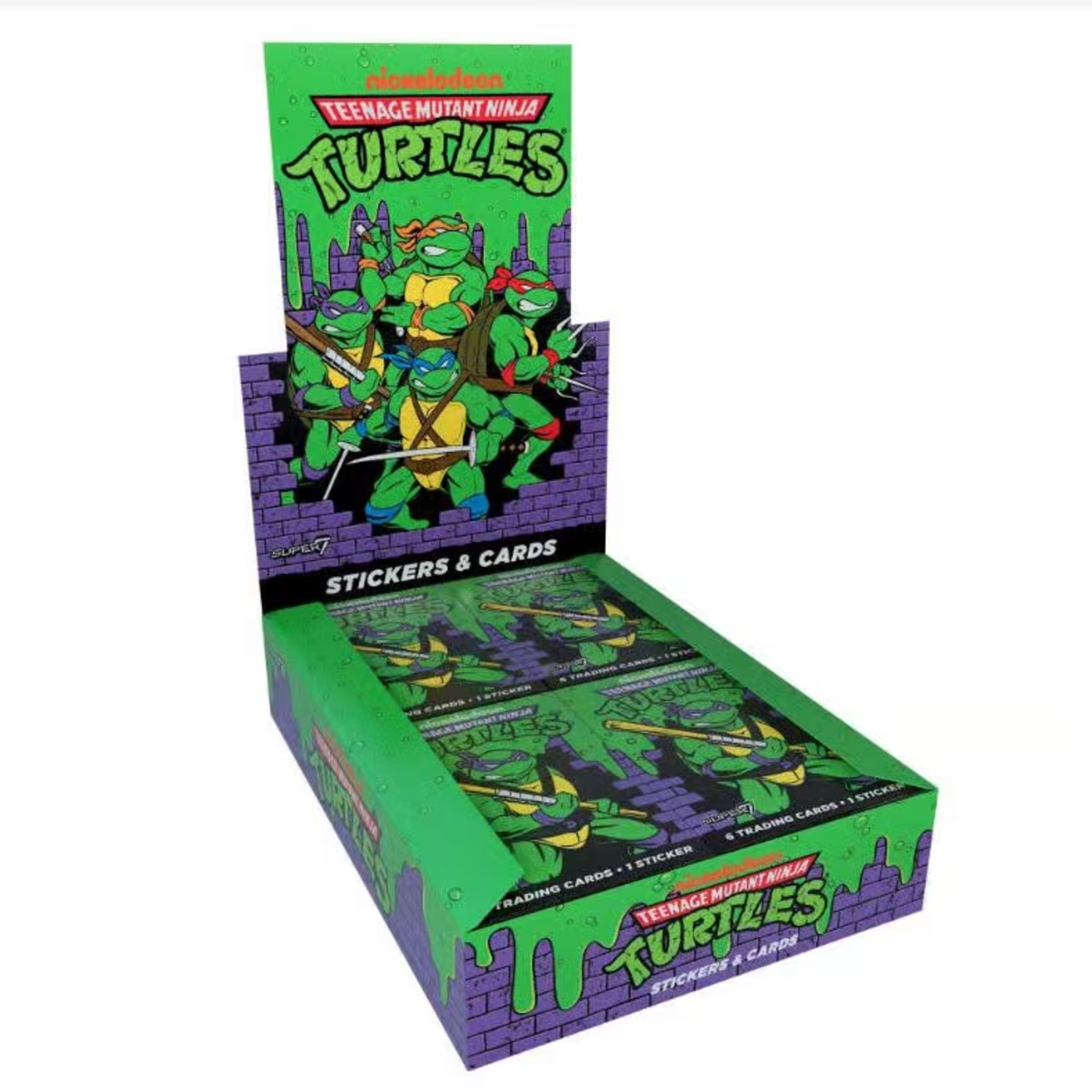 Super7 Teenage Mutant Ninja Turtles Wax Packs Trading Cards