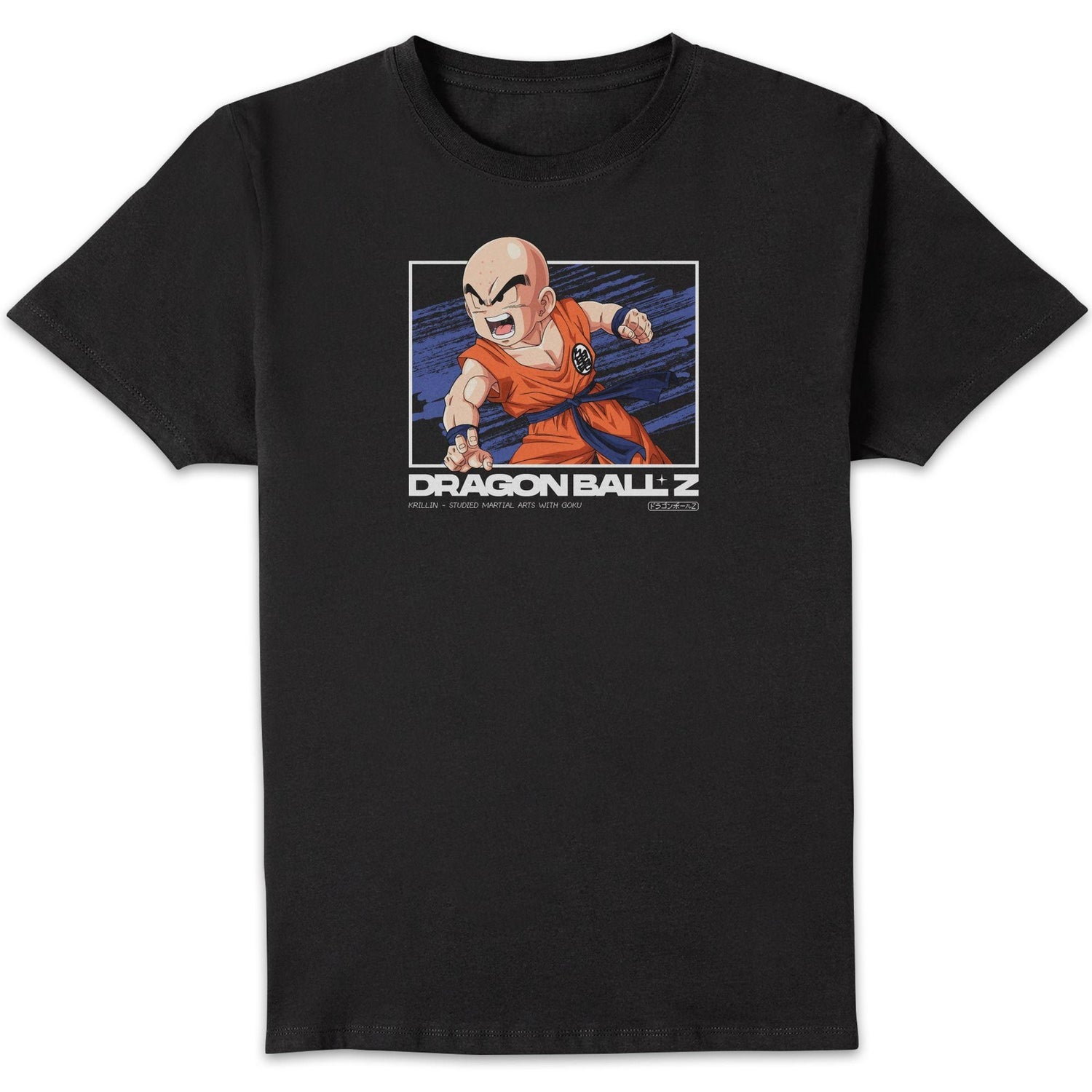 Dragon Ball Z Krillin Profile Unisex T-Shirt - Black