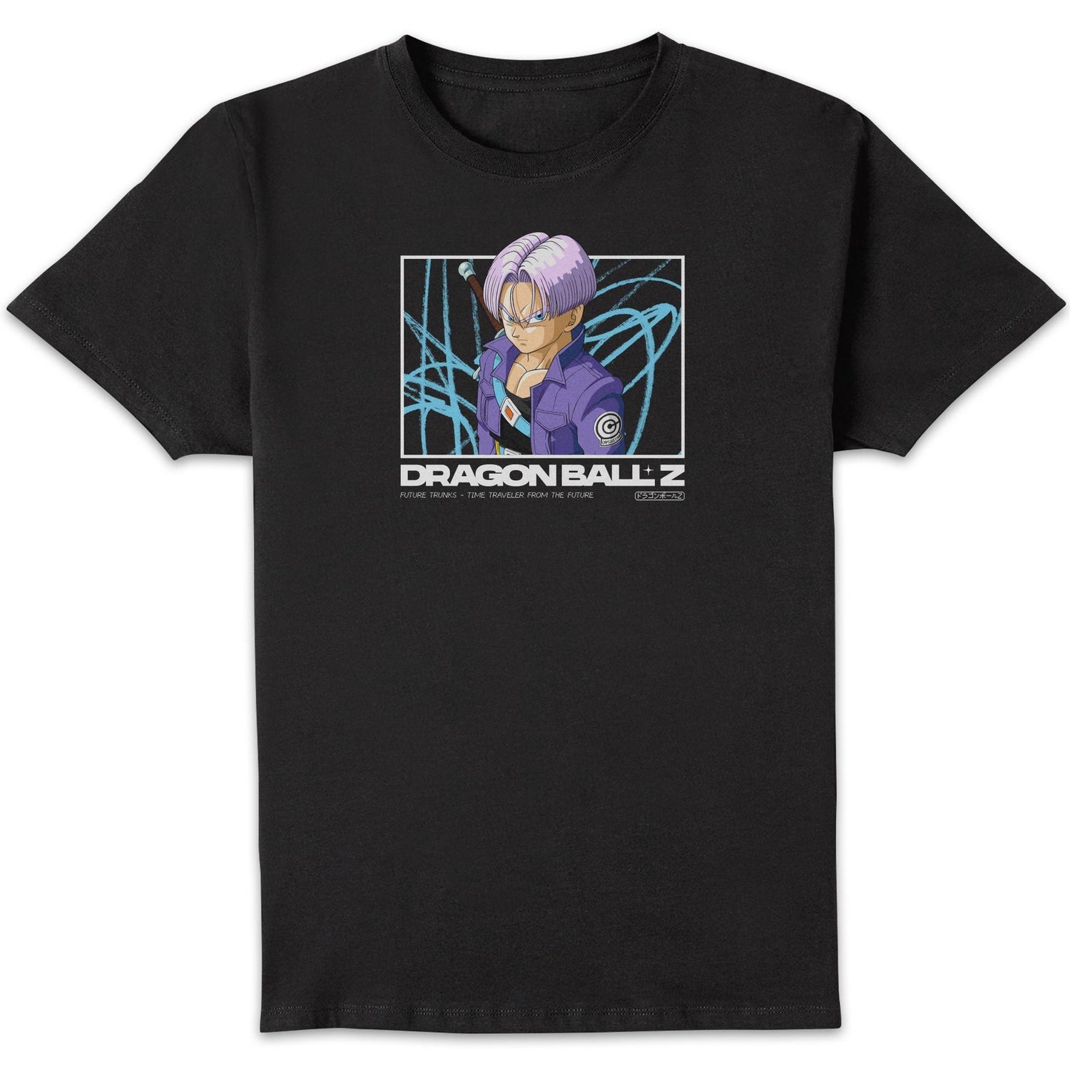 Dragon Ball Z Future Trunks Profile Unisex T-Shirt - Black