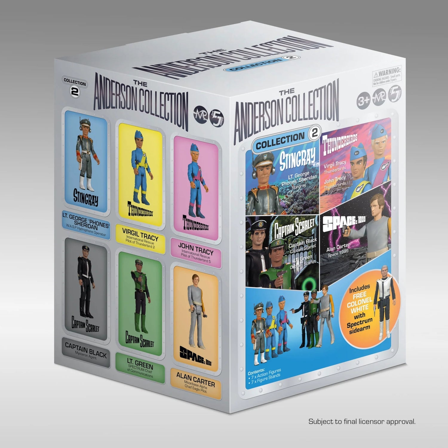 The Anderson Collection 2 Box set of 7 Action Figures (3.75")