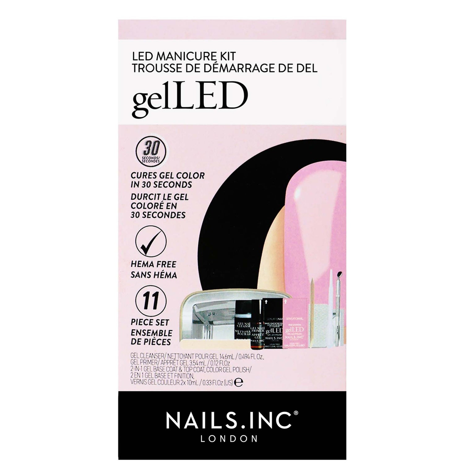 Nails Inc.  Full Size Lamp Starter Kit