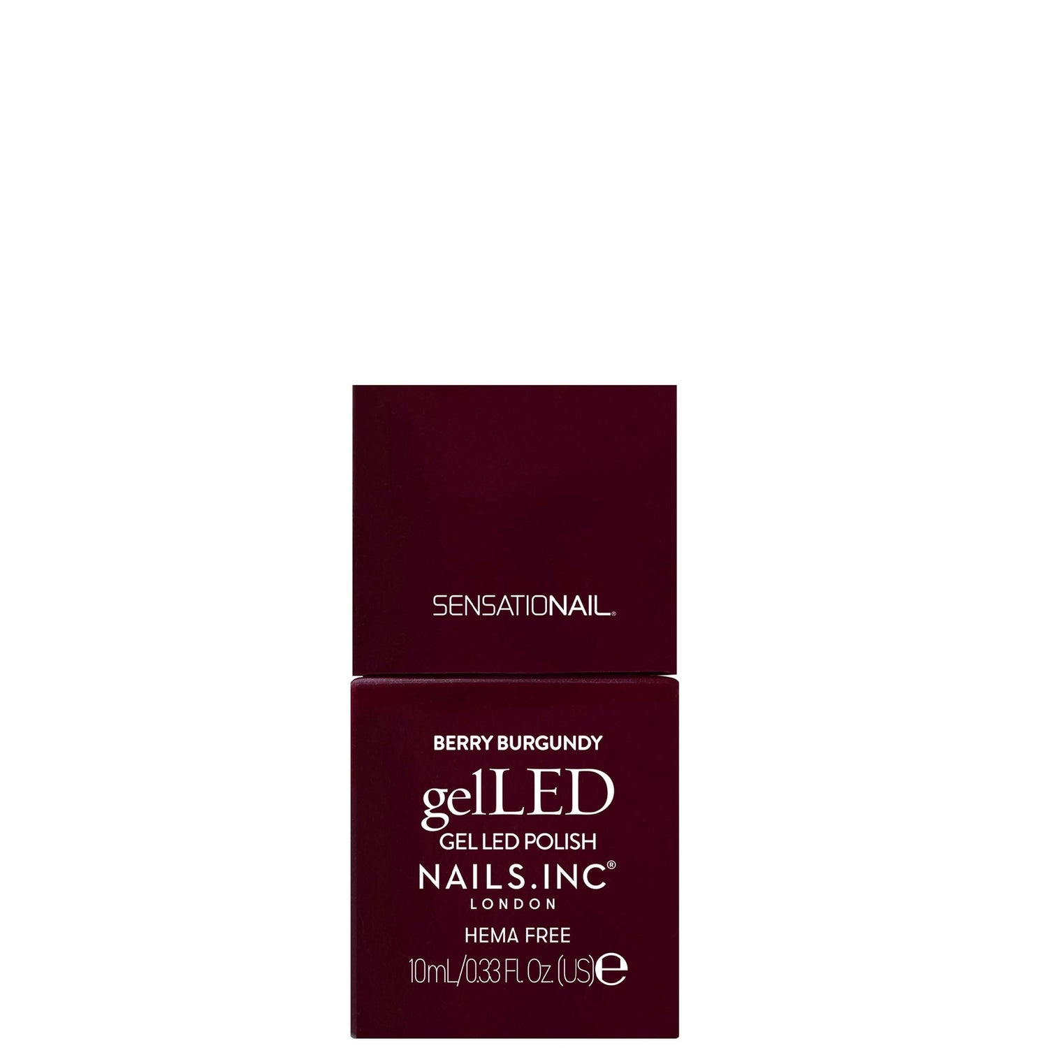 Nails Inc. Gel Polish Berry Burgundy