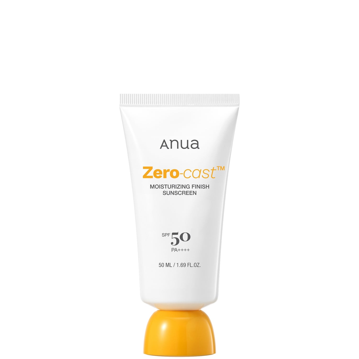 Anua Zero-Cast Moisturising Finish Sunscreen 50ml