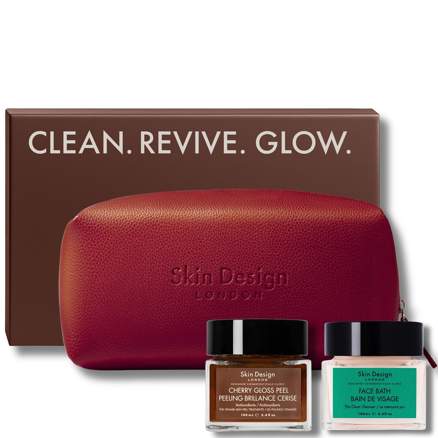 Skin Design London Clean. Revive. Glow. Set