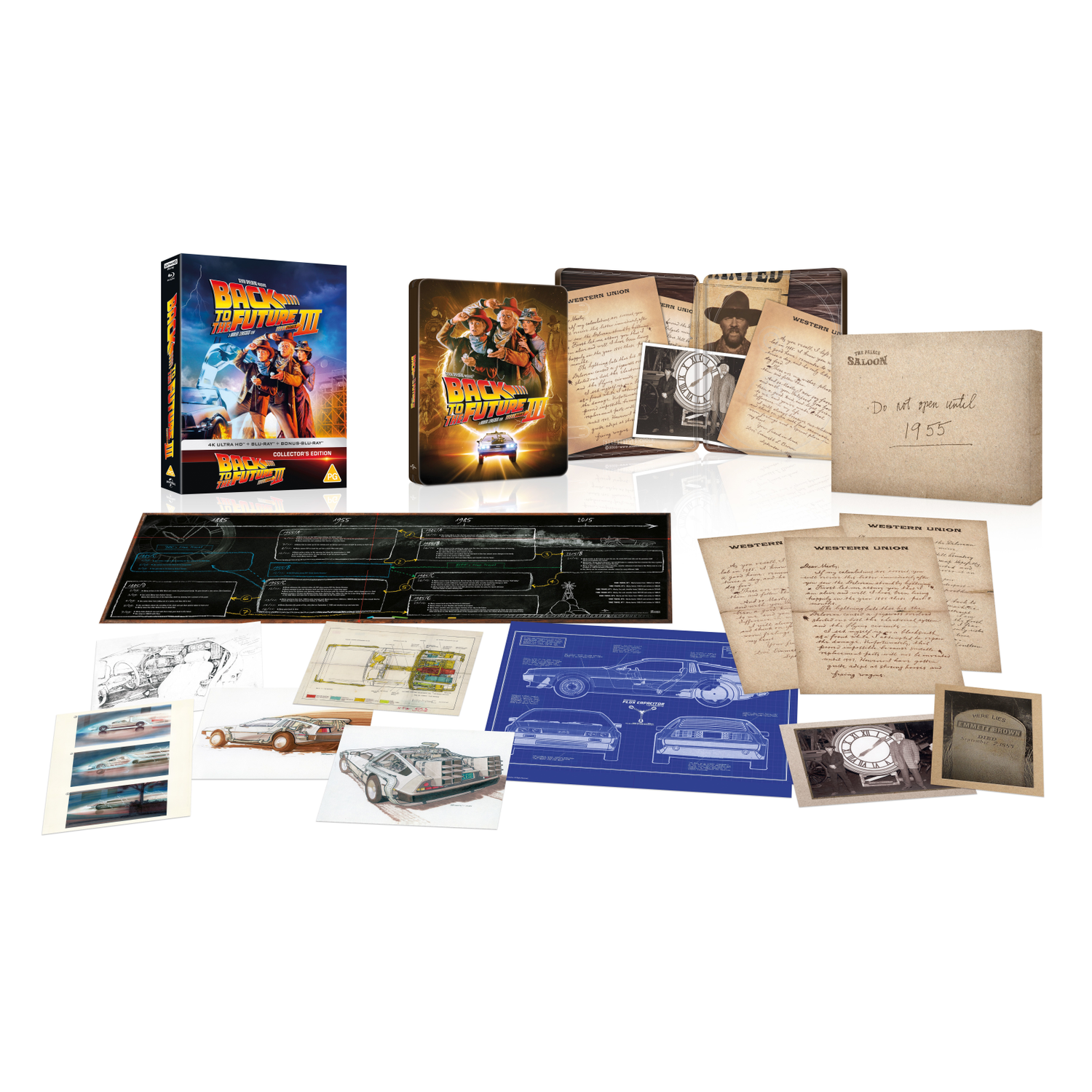 Back to the Future 3 4K Ultra HD & Blu-Ray Steelbook