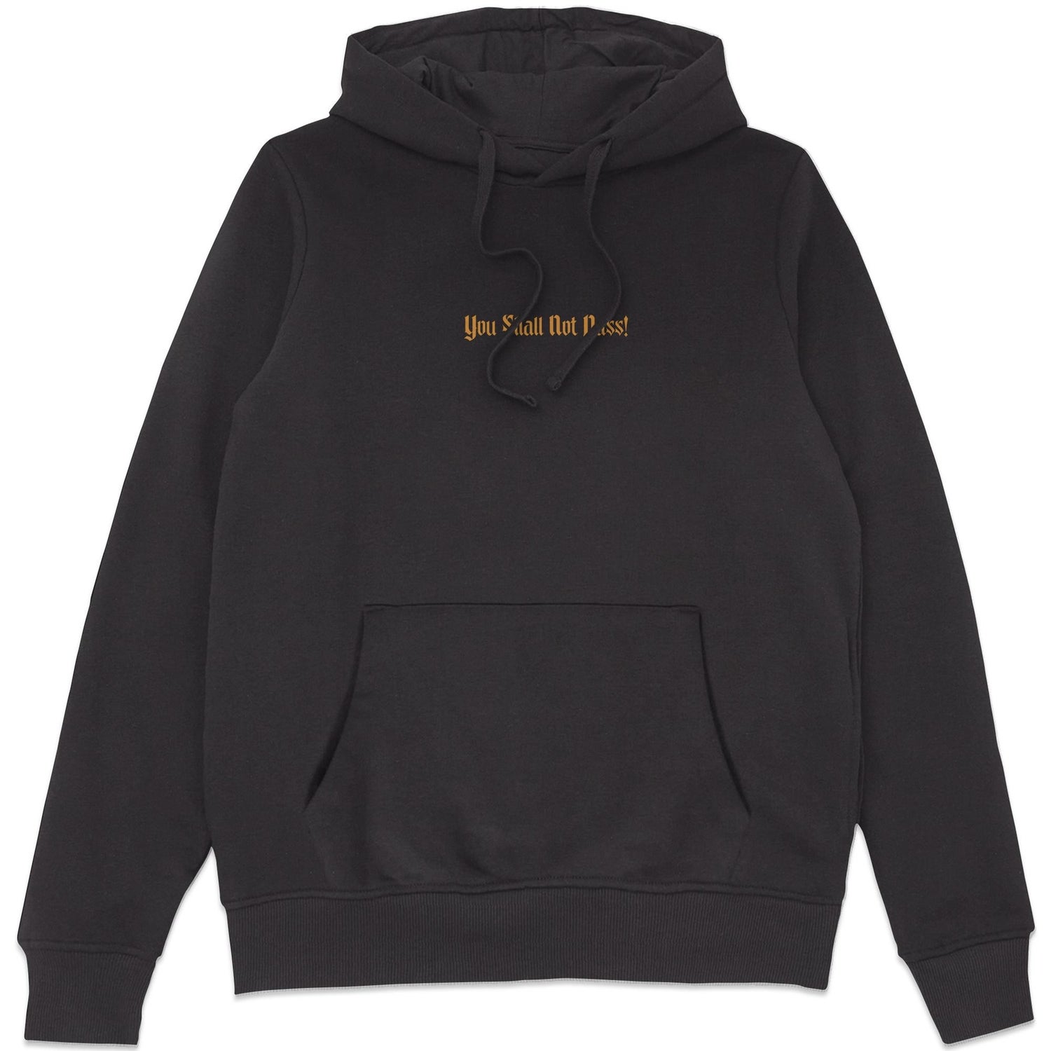 Lord Of The Rings You Shall Not Pass Hoodie - Black