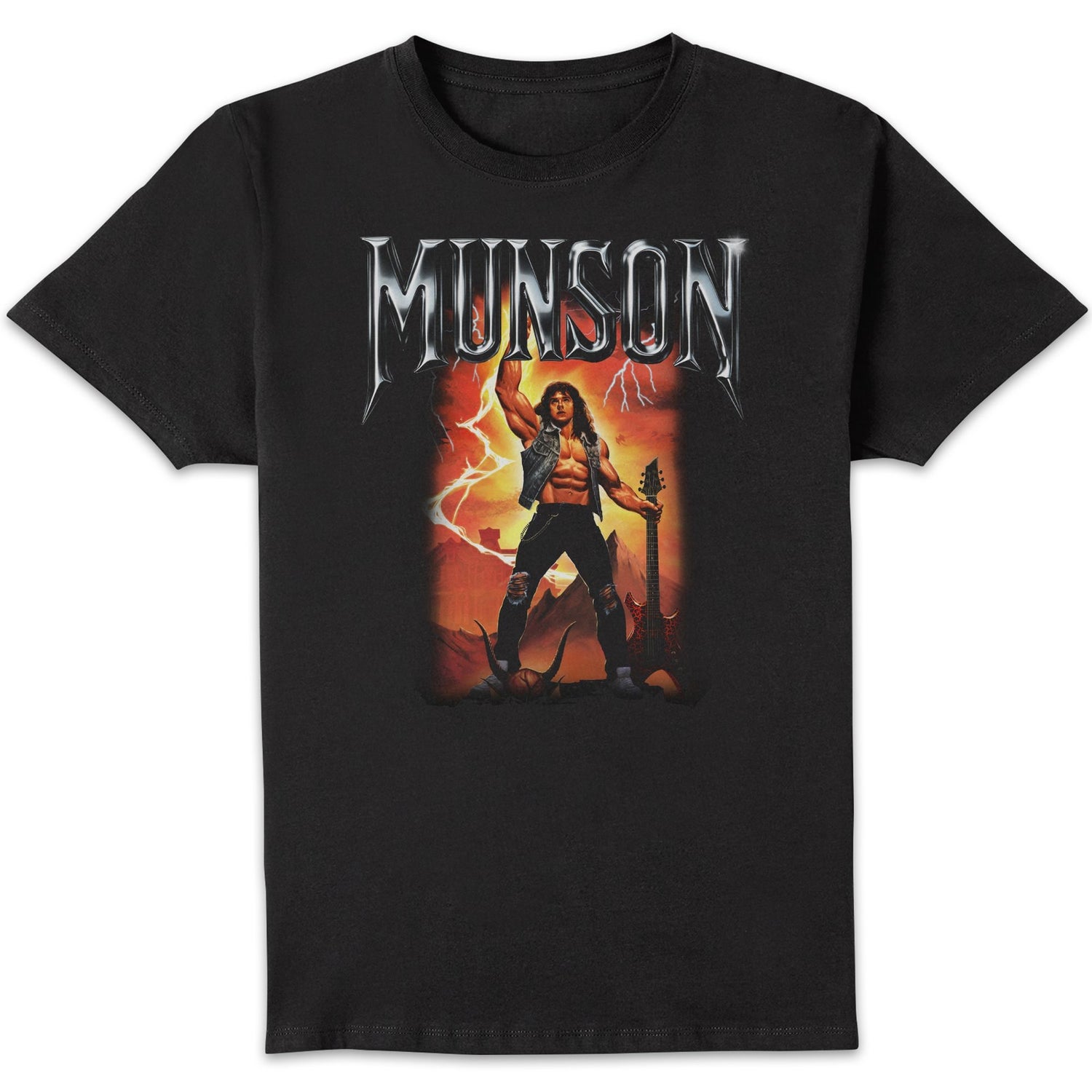 Stranger Things Munson Unisex T-Shirt - Black