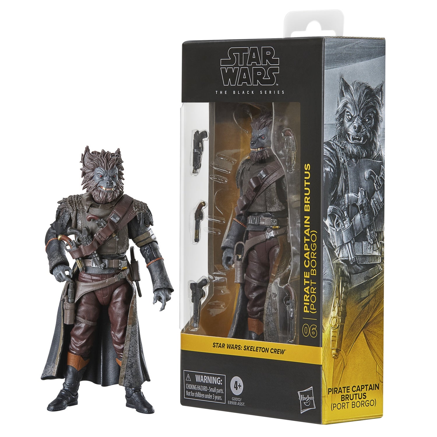 Hasbro Star Wars The Black Series Pirate Captain Brutus (Port Borgo) Star Wars: Skeleton Crew 6 Inch Action Figure