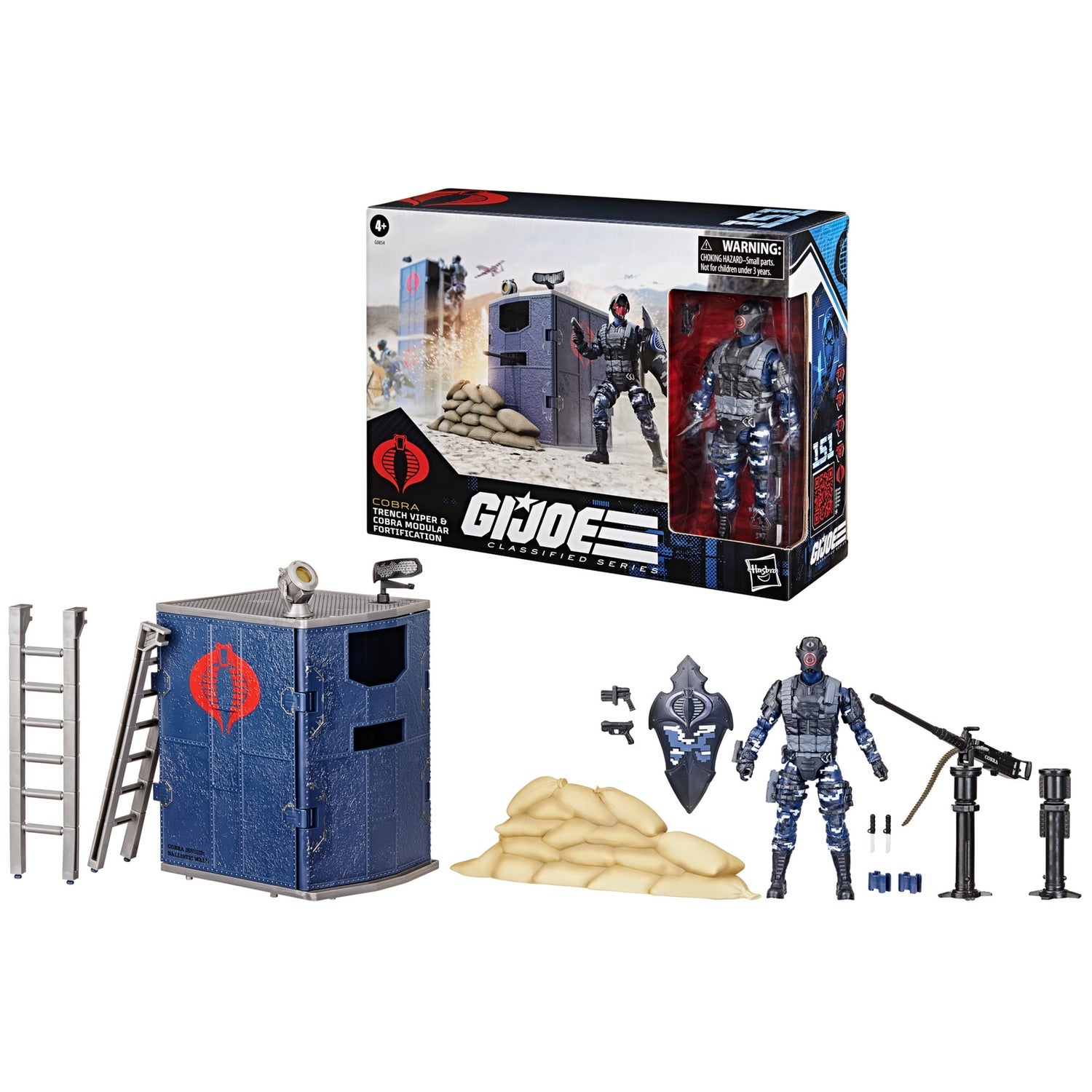 G.I. Joe Classified Series #151, Trench Viper & Cobra Modular Fortification Action Figure and Playset