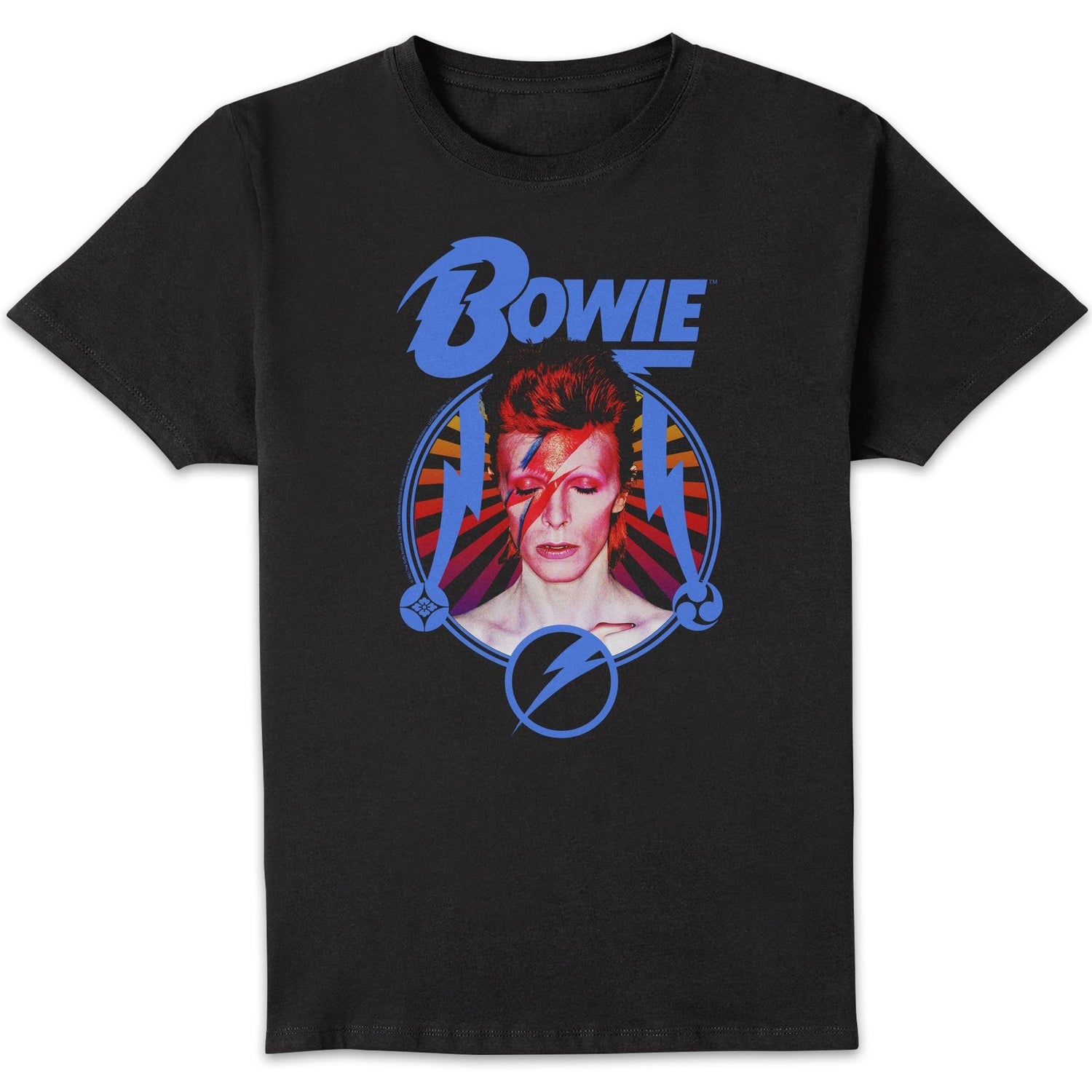 David Bowie Starburst Unisex T-Shirt - Black