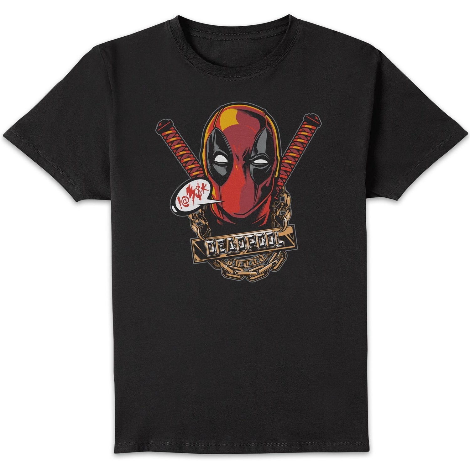 Marvel Deadpool Gangsta Unisex T-Shirt - Black