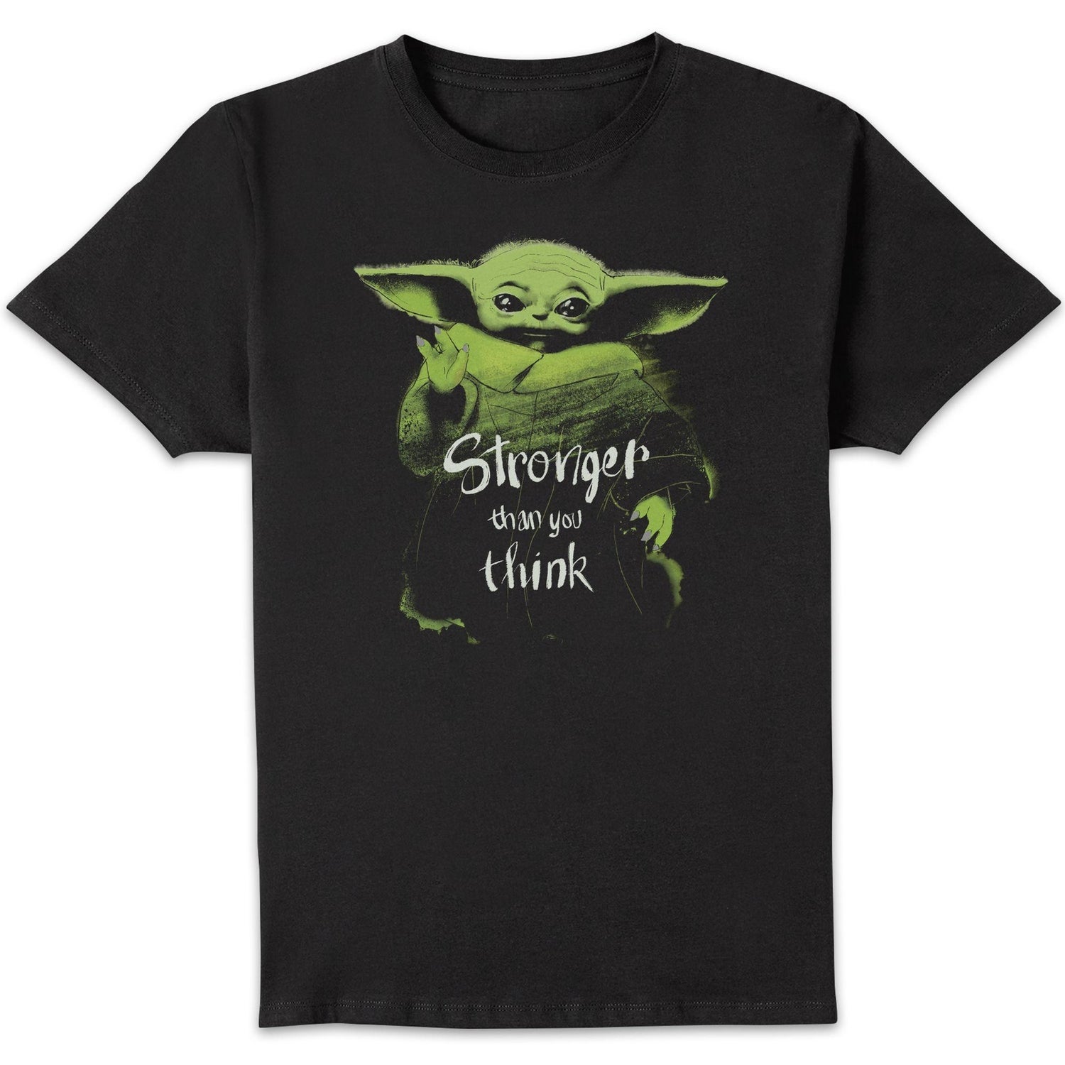 Star Wars The Mandalorian Stronger Than You Think Unisex T-Shirt - Black