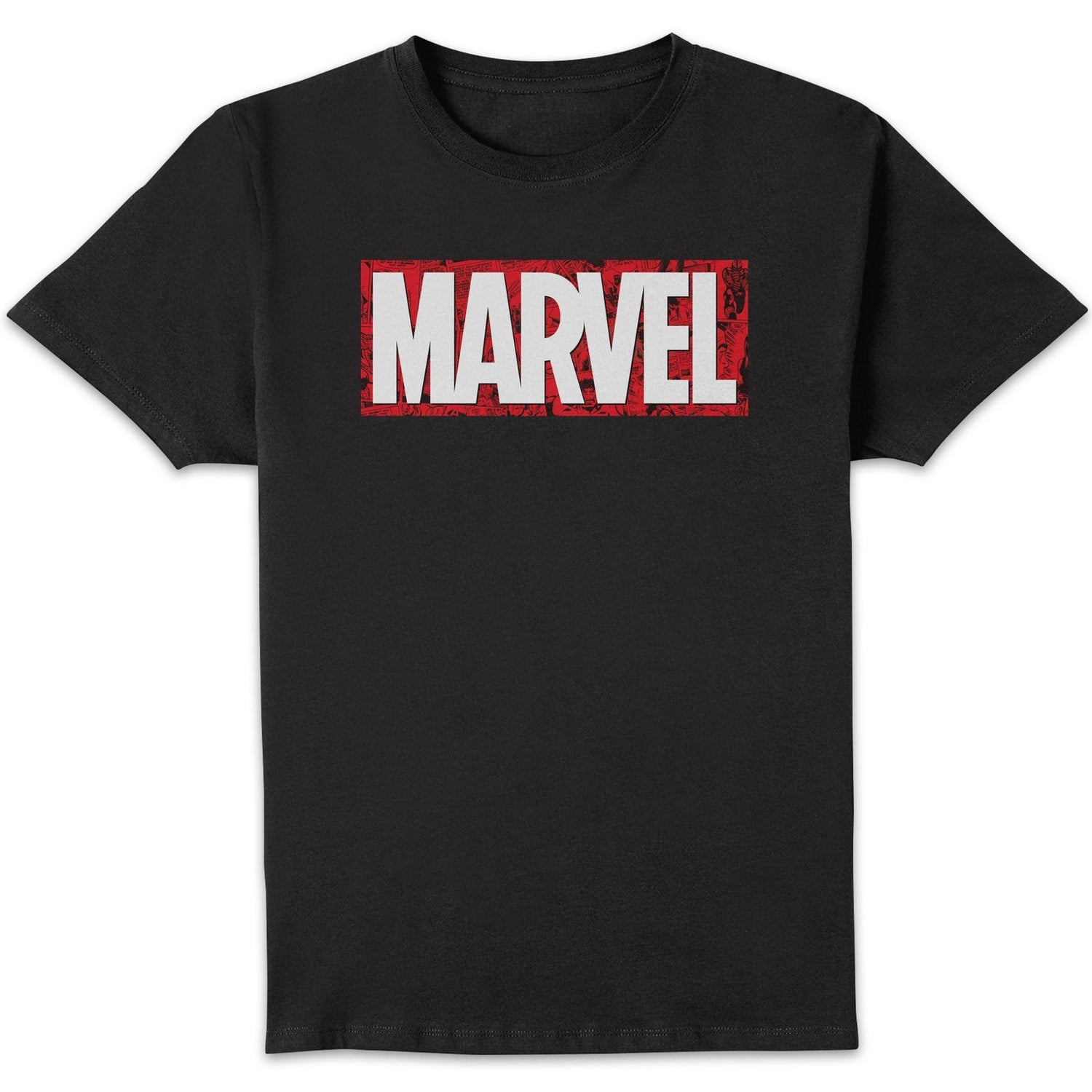 Marvel Logo Unisex T-Shirt - Black