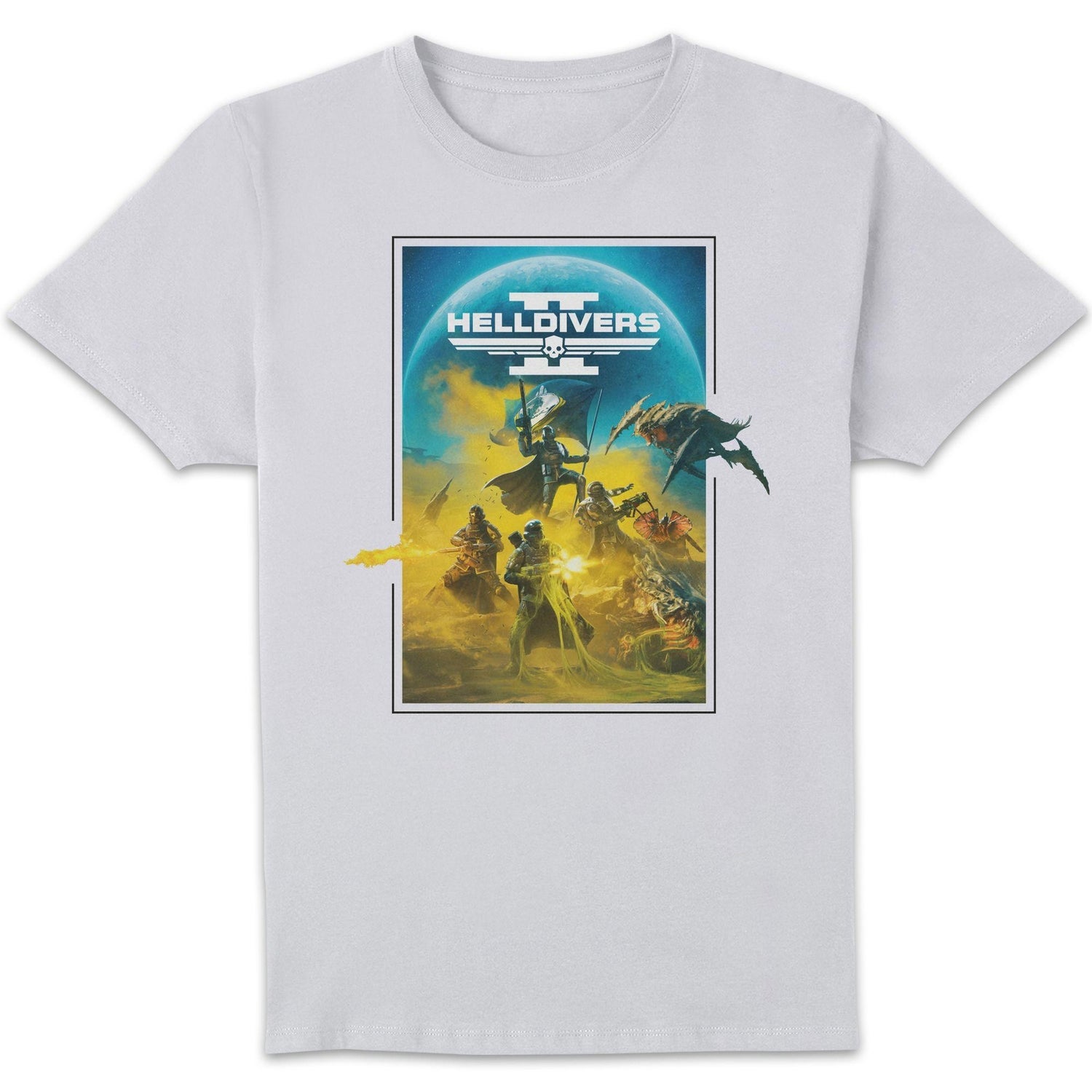 Helldivers II Poster Unisex T-Shirt - White