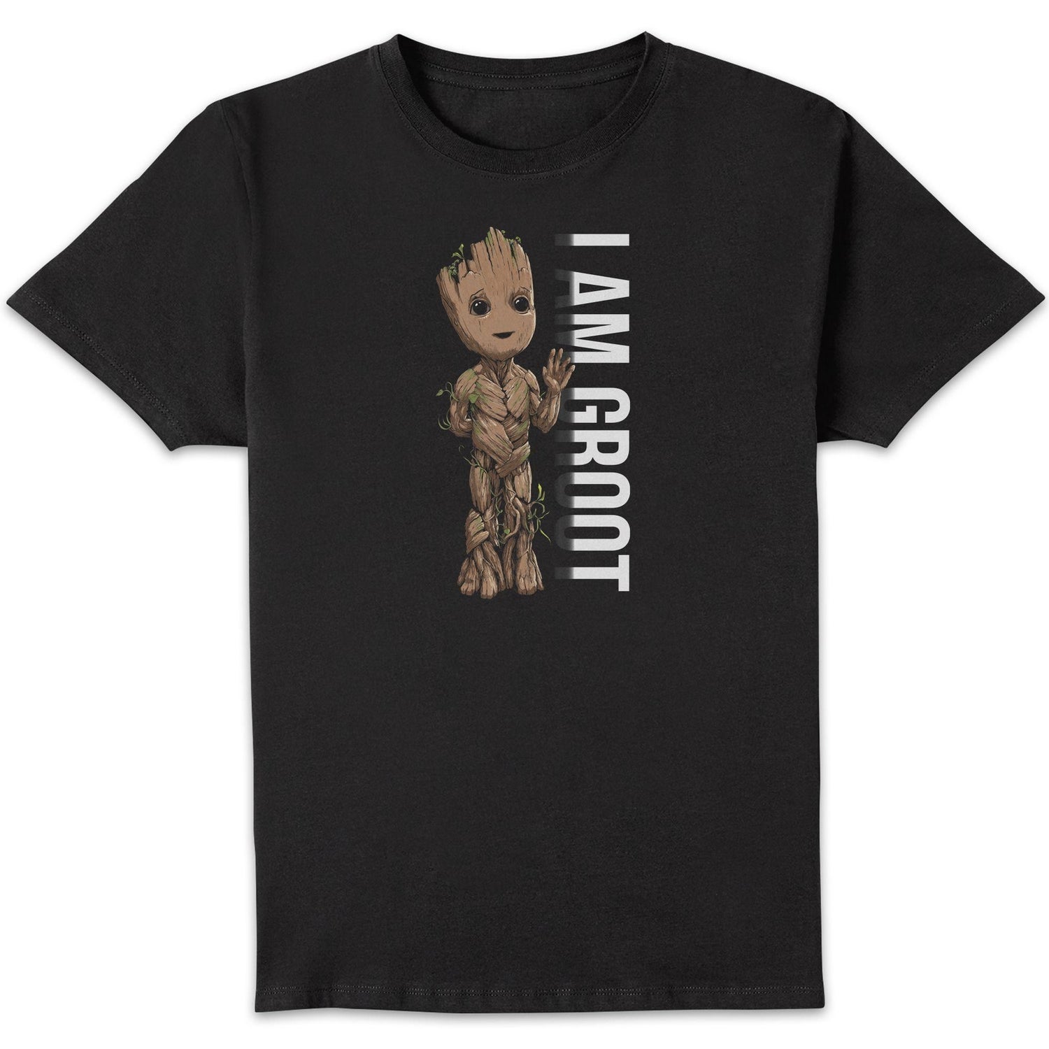 I Am Groot Profile Unisex T-Shirt - Black