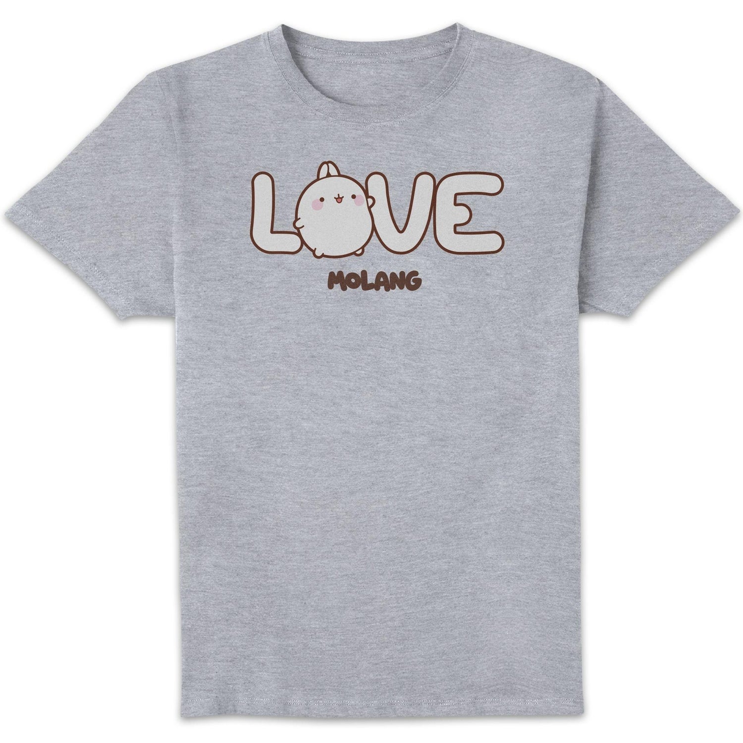 Molang Love Unisex T-Shirt - Grey