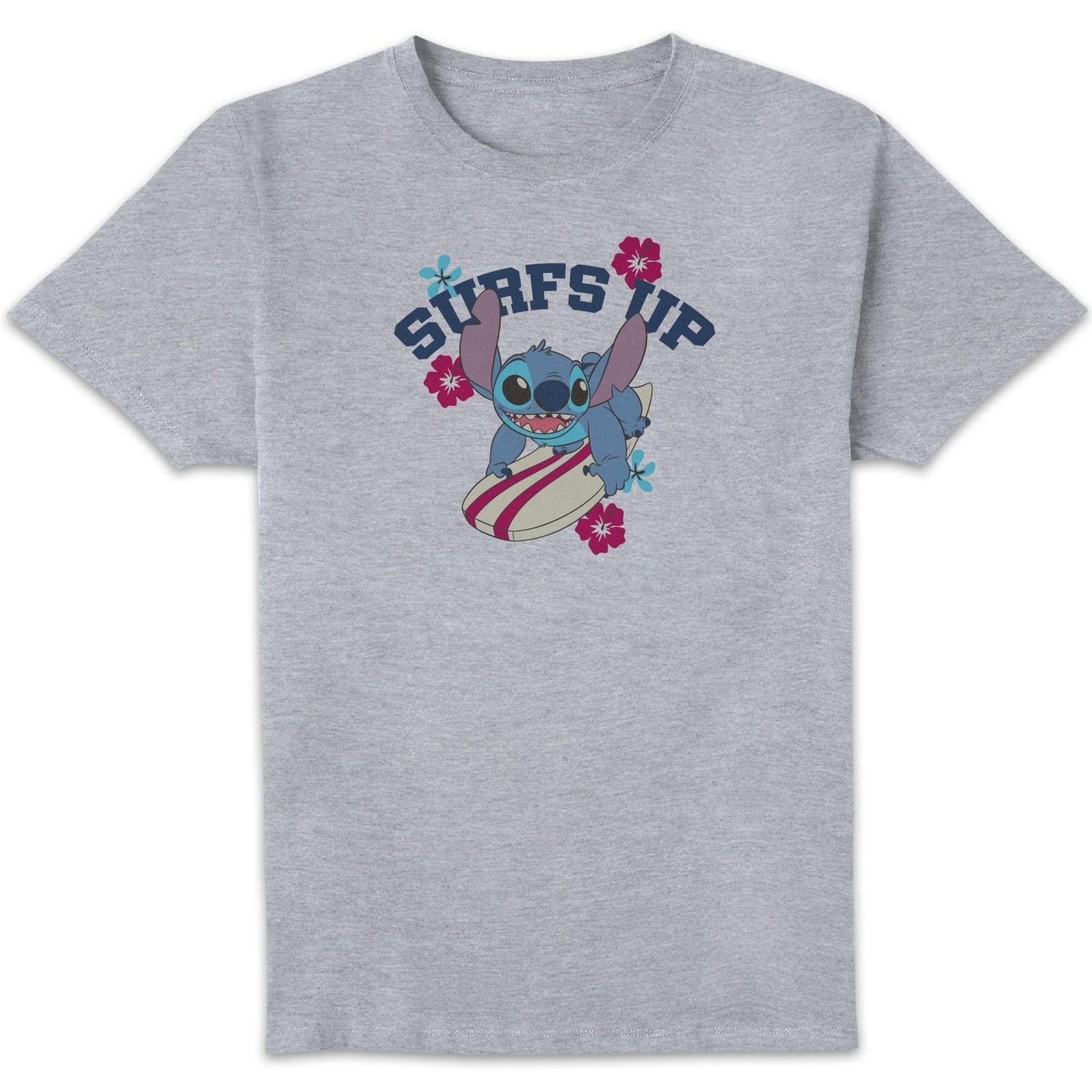 Disney Surfs Up Unisex T-Shirt - Grey