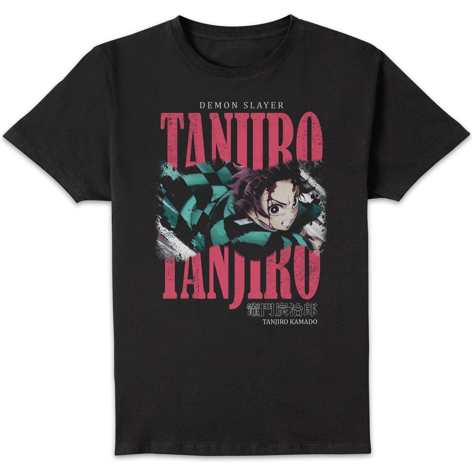Demon Slayer Tanjiro Kamado Unisex T-Shirt - Black