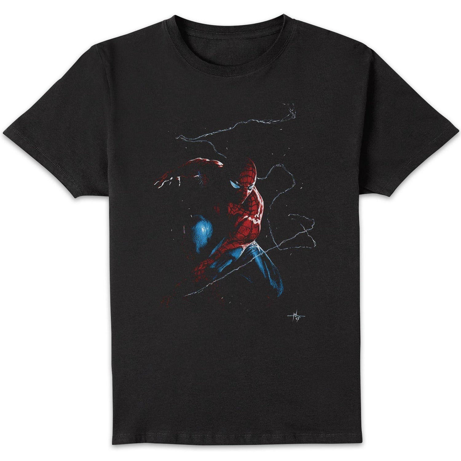 Marvel Spidey Art Unisex T-Shirt - Black