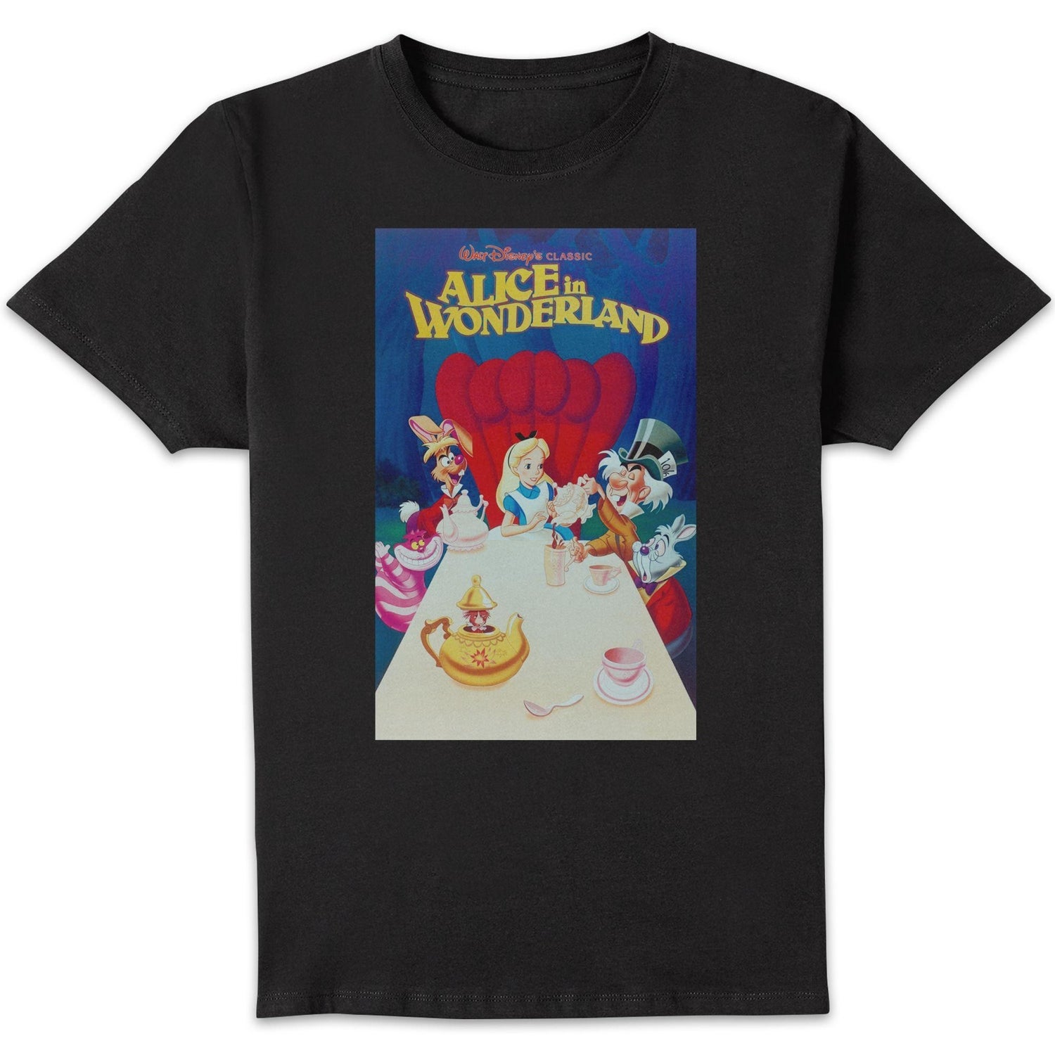 Disney Classic Poster Unisex T-Shirt - Black