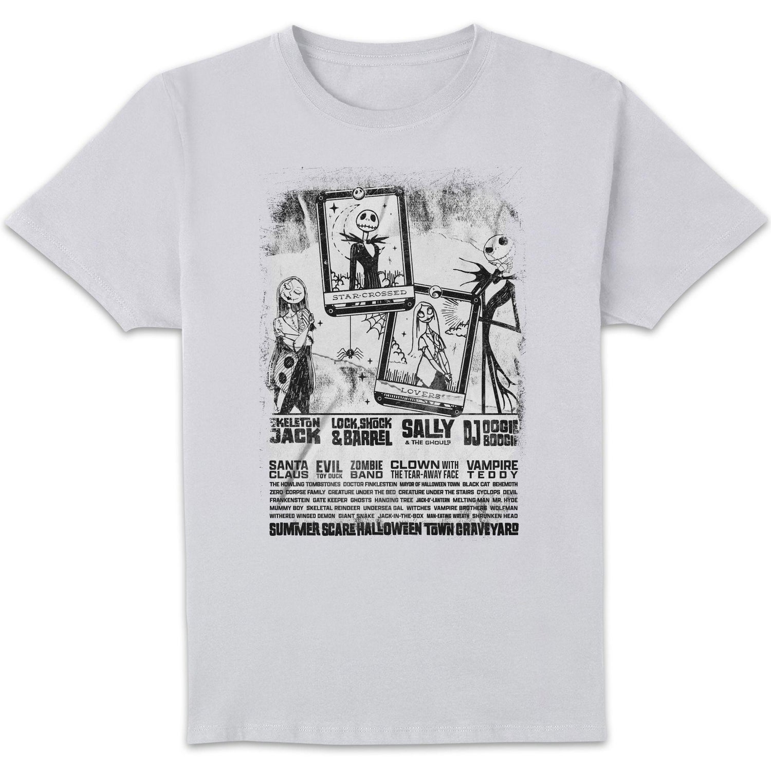 The Nightmare Before Christmas Mono Unisex T-Shirt - White