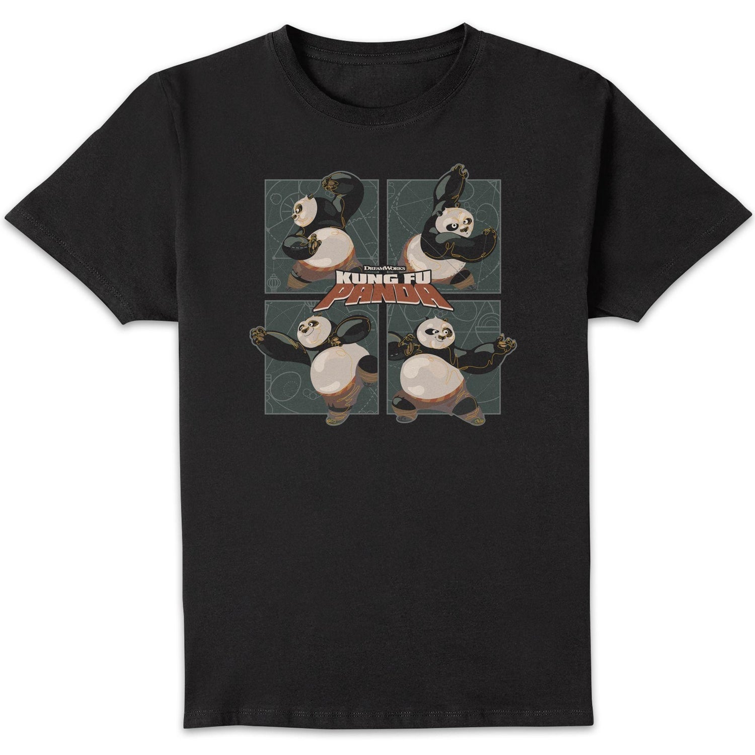 Dreamworks Fighting Stance Unisex T-Shirt - Black